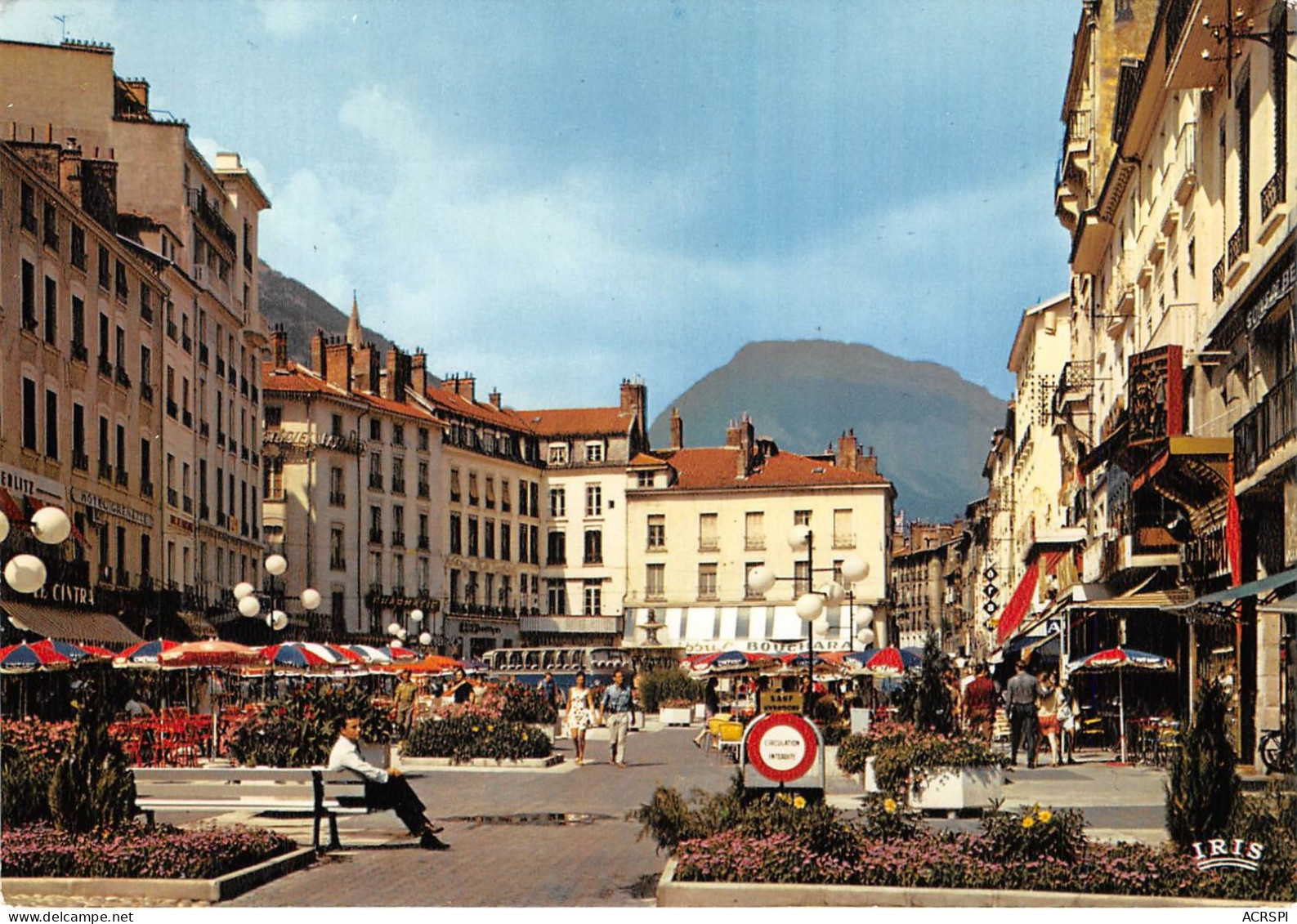 GRENOBLE Ville Olympique La Place Grenette 6(scan Recto-verso) MA2064 - Grenoble