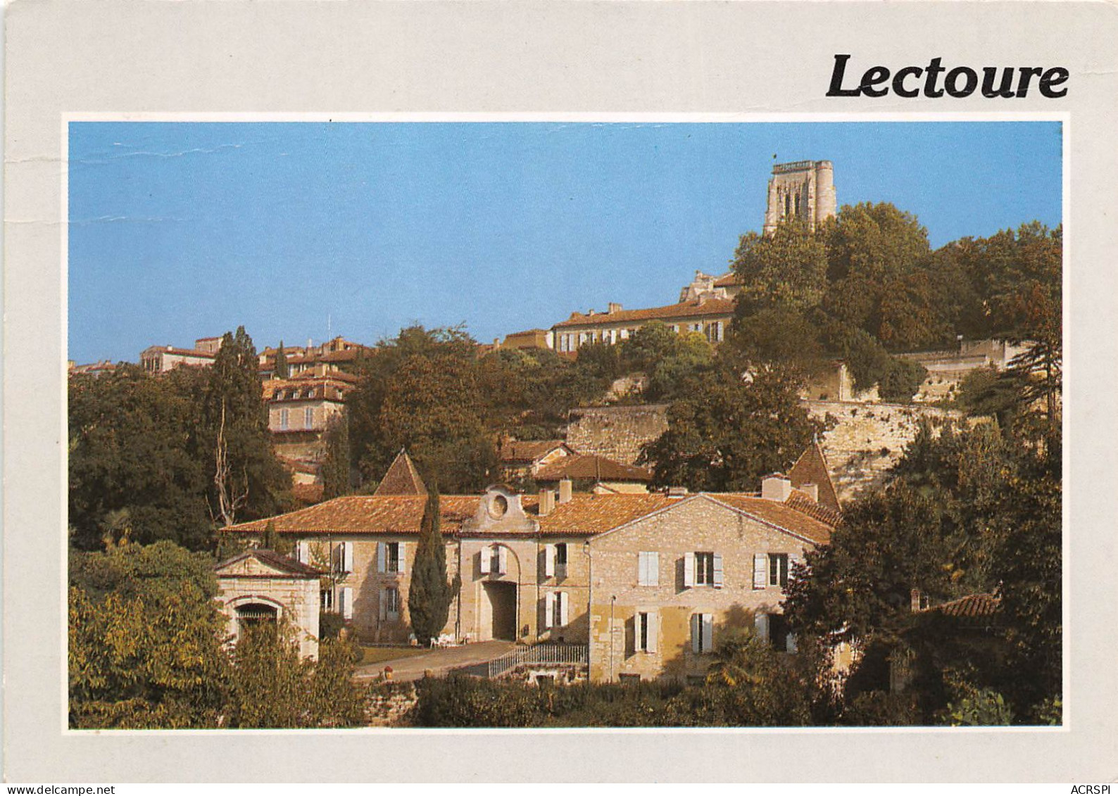 LECTOURE L Ancienne Tannerie Royale L Esplanade Des Marronniers Et La Cathedrale 20(scan Recto-verso) MA2092 - Lectoure