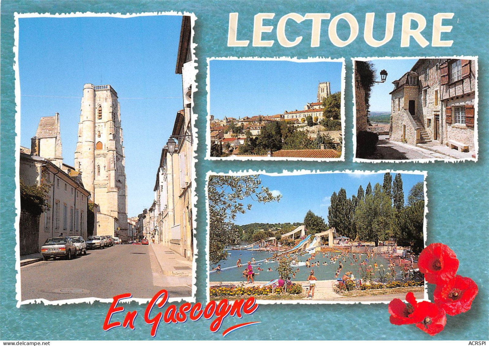 LECTOURE Ville D Art Etape Privilegiee En Gascogne Celebre Cathedrale Centre De Loisirs 18(scan Recto-verso) MA2092 - Lectoure