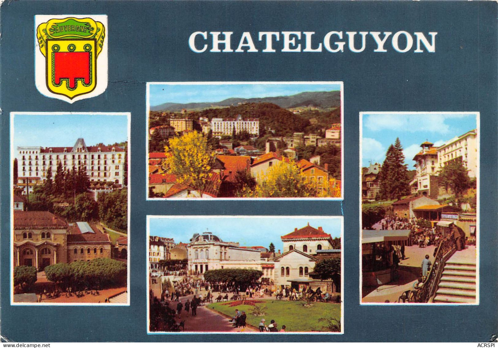 CHATELGUYON Vue Generale Etablissement Thermal Hotel Continental 15(scan Recto-verso) MA2089 - Châtel-Guyon