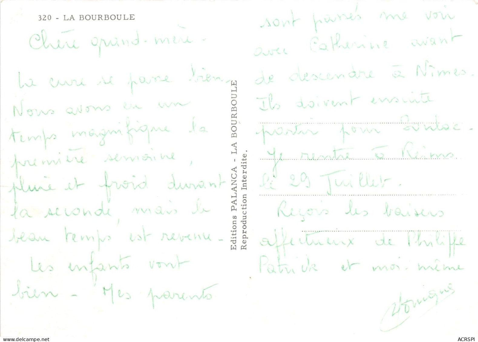 LA BOURBOULE 3(scan Recto-verso) MA2089 - La Bourboule