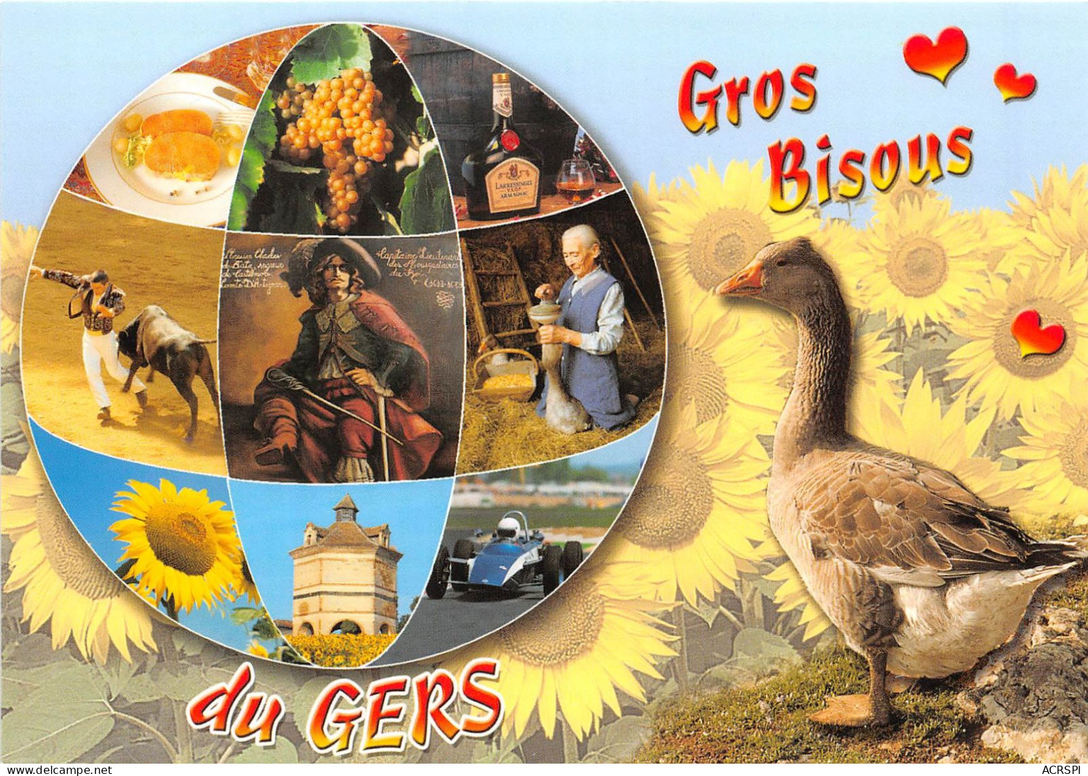 Gros Bisous DU GERS En Parcourant Le Gers 29(scan Recto-verso) MA2088 - Andere & Zonder Classificatie