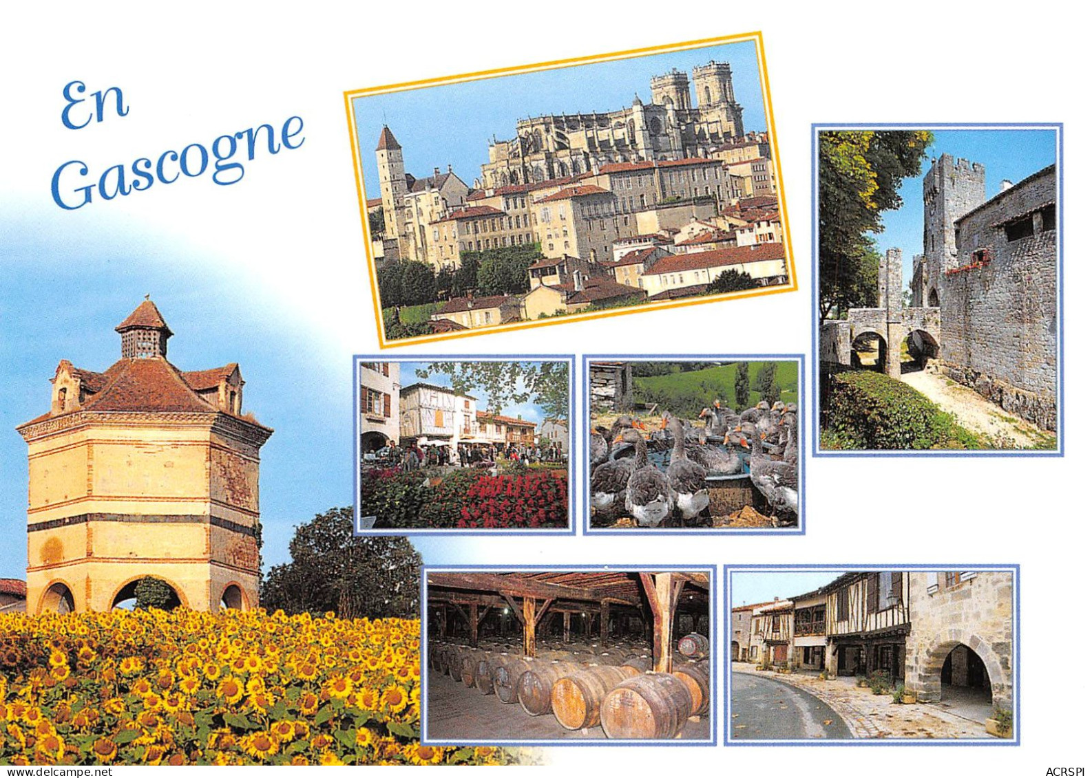 AUCH LARRESSINGLE FOURCES LES OIES Les Chais D Armagnac Vieux Couverts 27(scan Recto-verso) MA2087 - Auch