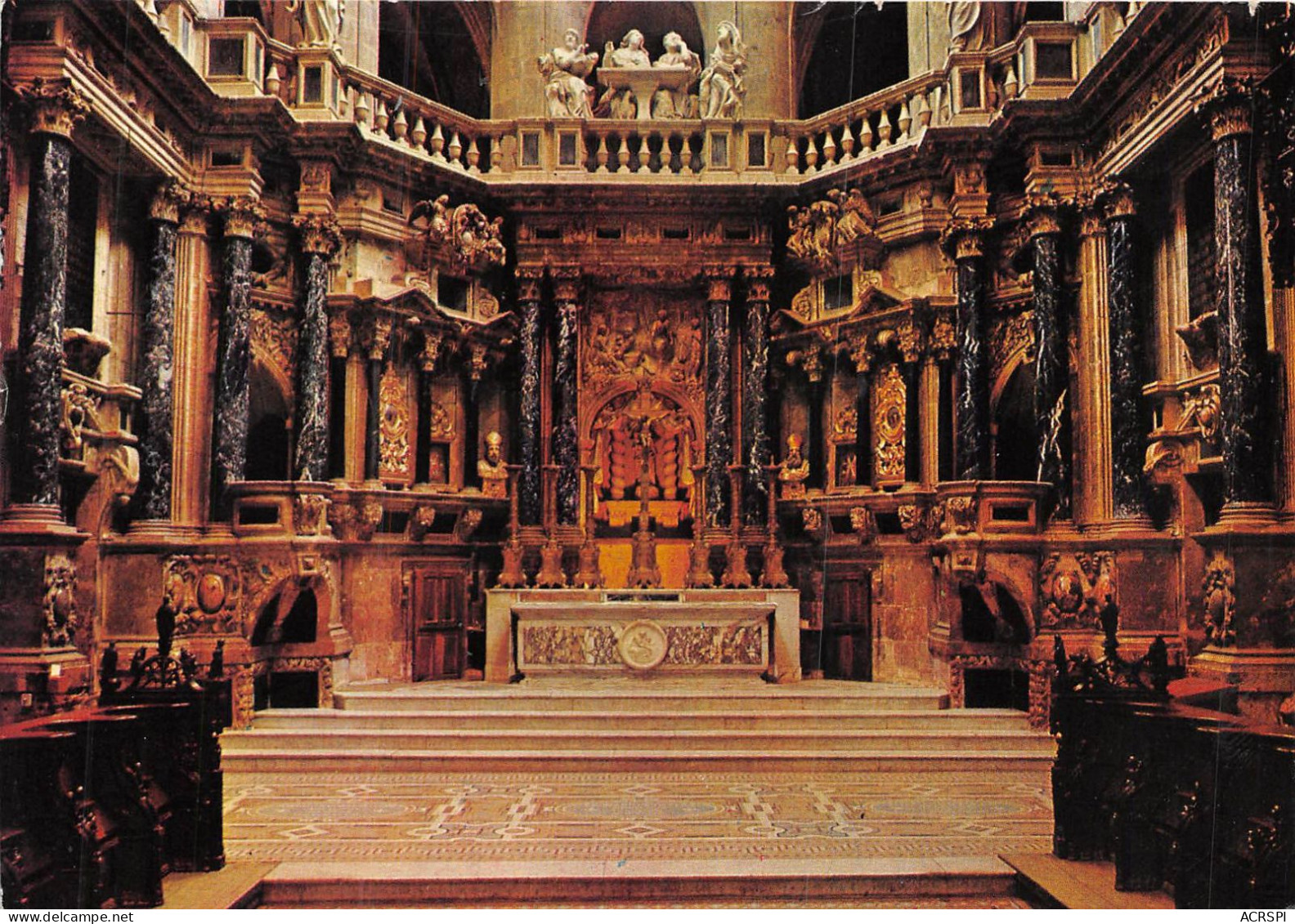CATHEDRALE D AUCH Majestueux Retable Du Grand Choeur 15(scan Recto-verso) MA2086 - Auch