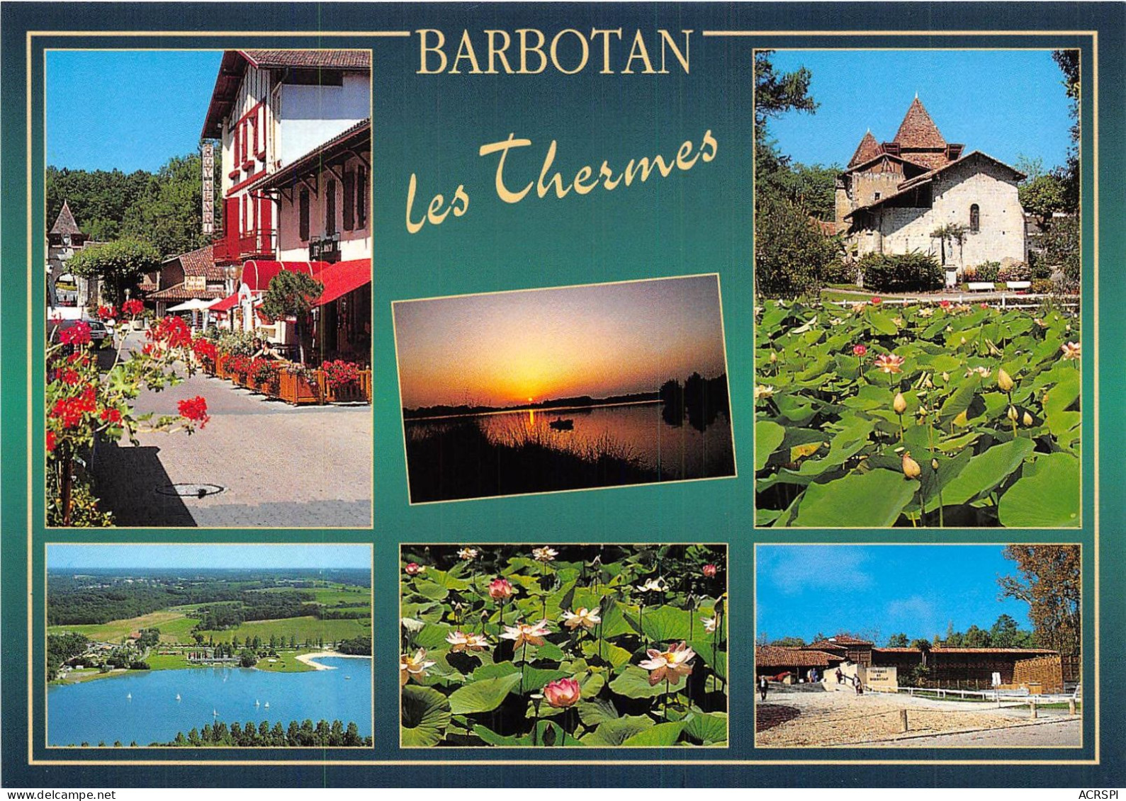 BARBOTAN LES THERMES Station Thermale Toursitique Du Bas Armagnac Au Coeur Des Landes 15(scan Recto-verso) MA2085 - Barbotan