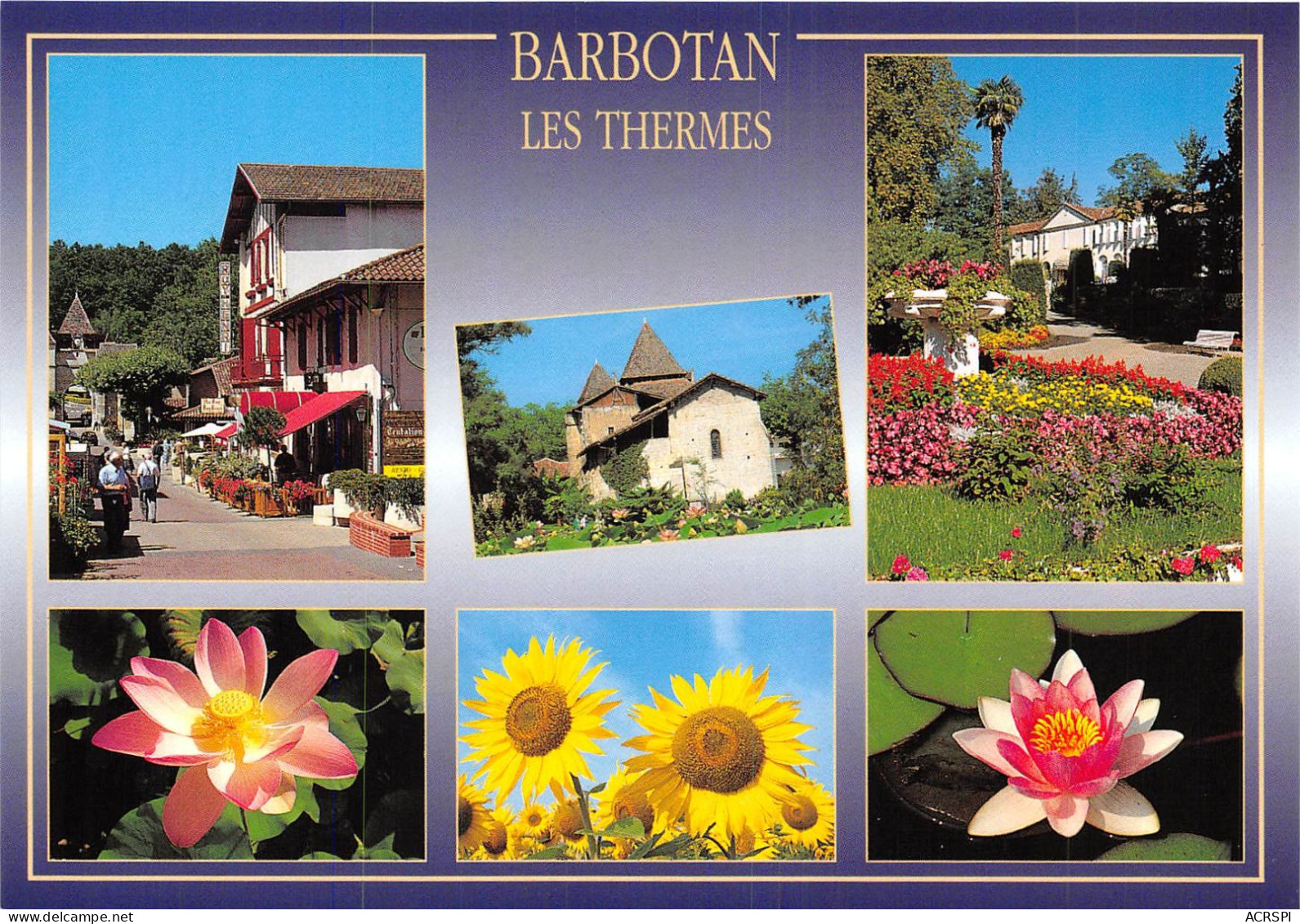 BARBOTAN LES THERMES Station Thermale Et Climatiue Tres Prisee Au Coeur Des Landes 16(scan Recto-verso) MA2085 - Barbotan