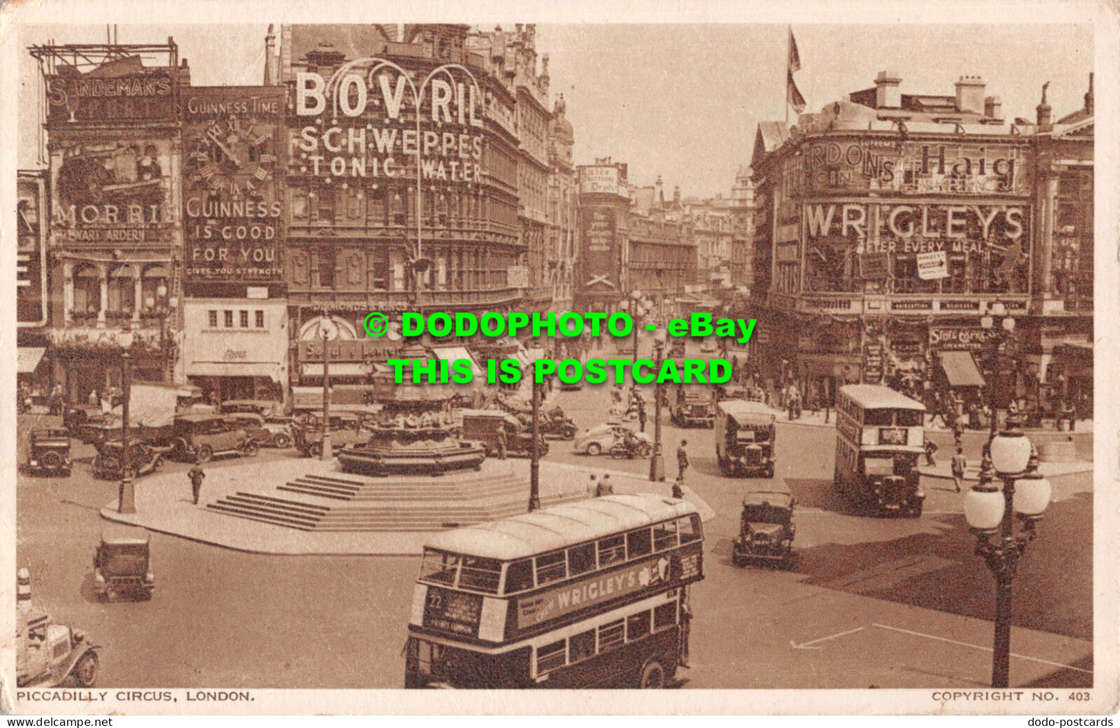 R541229 Piccadilly Circus. London. No. 403. Lansdowne Production - Other & Unclassified