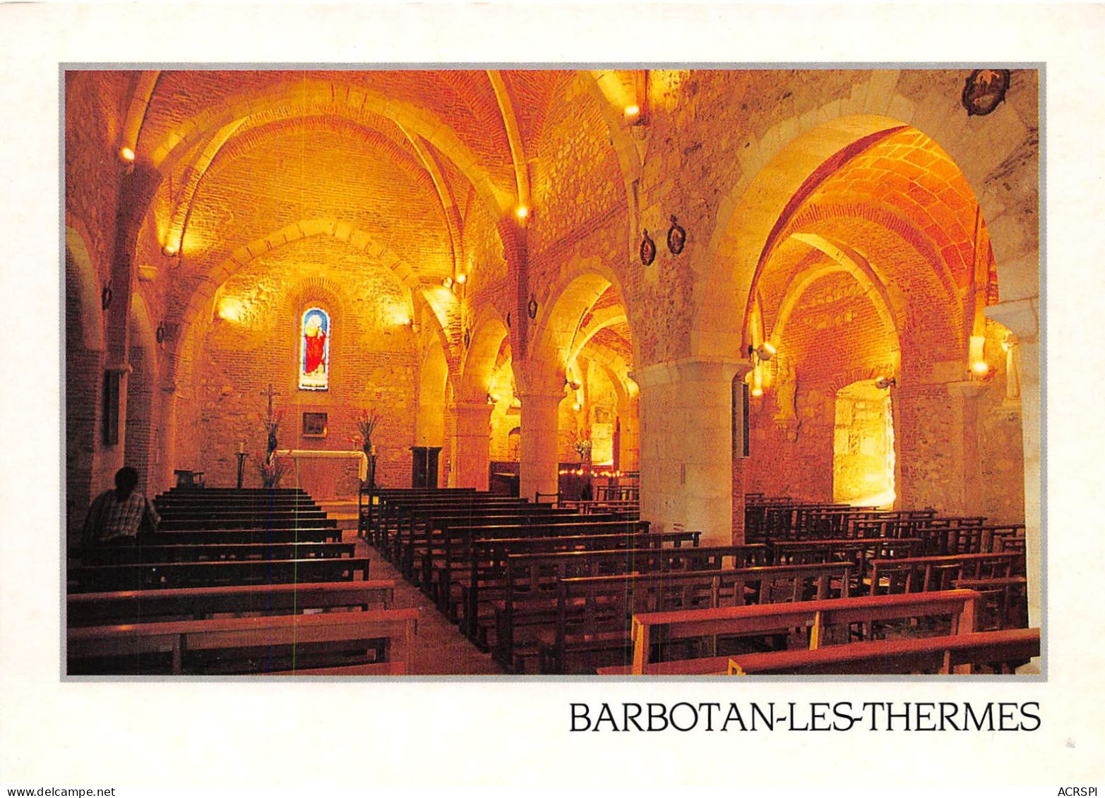 BARBOTAN LES THERMES Interieur De L Eglise 30(scan Recto-verso) MA2085 - Barbotan