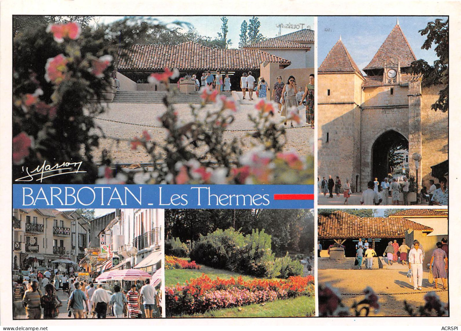 BARBOTAN LES THERMES Station Thermale Ou L On Retrouve Ses Jambes De Vingt Ans 12(scan Recto-verso) MA2085 - Barbotan