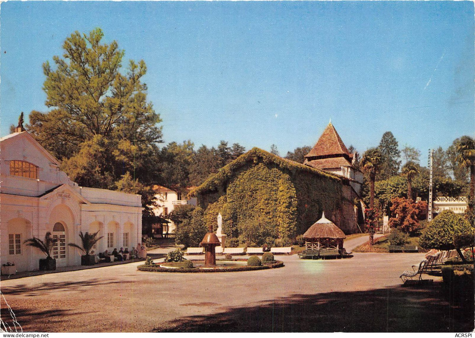 BARBOTAN LES THERMES L Eglise Et Les Bains De Boues 17(scan Recto-verso) MA2085 - Barbotan