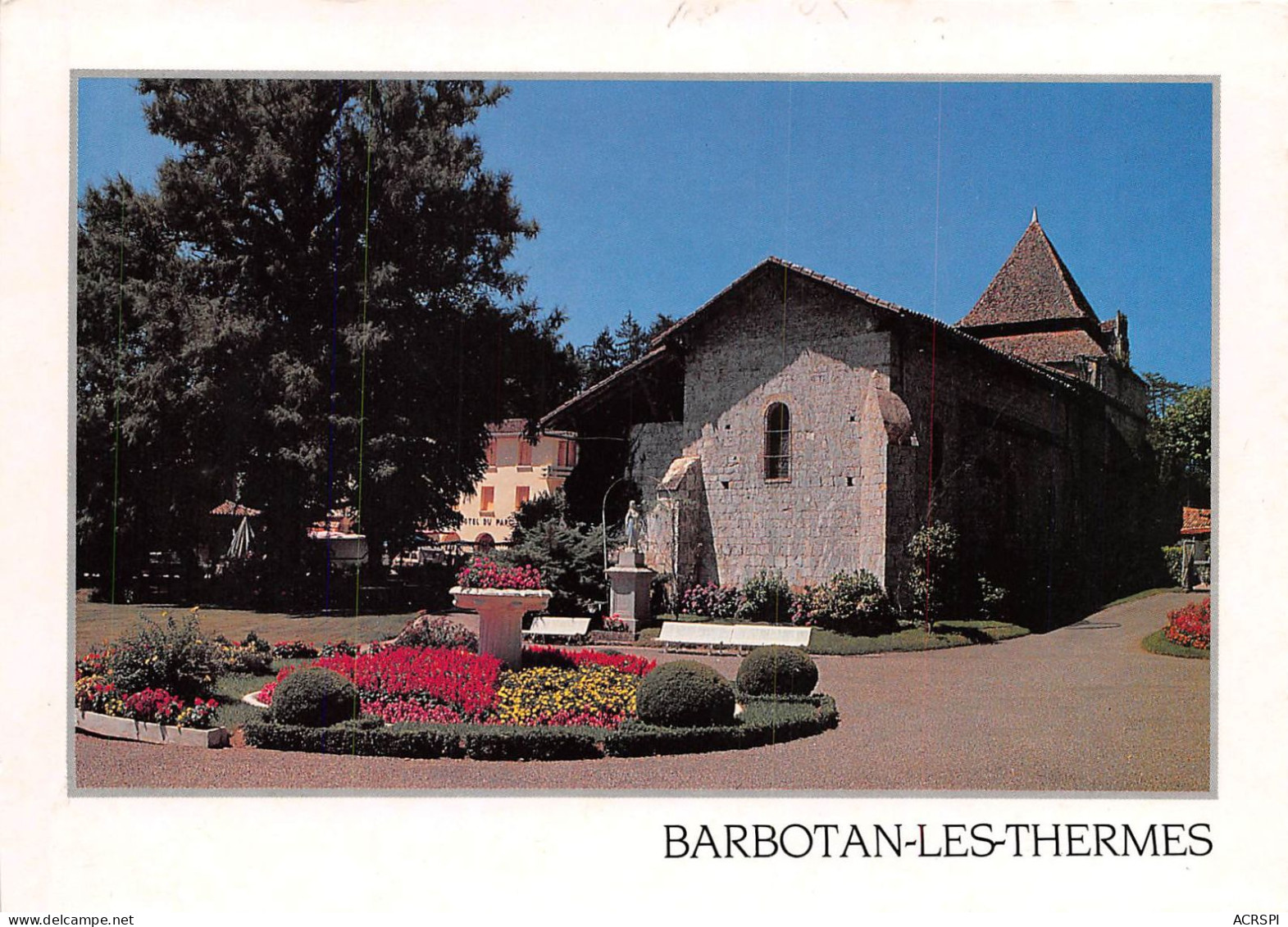BARBOTAN LES THERMES Place Et Fontaine 13(scan Recto-verso) MA2084 - Barbotan