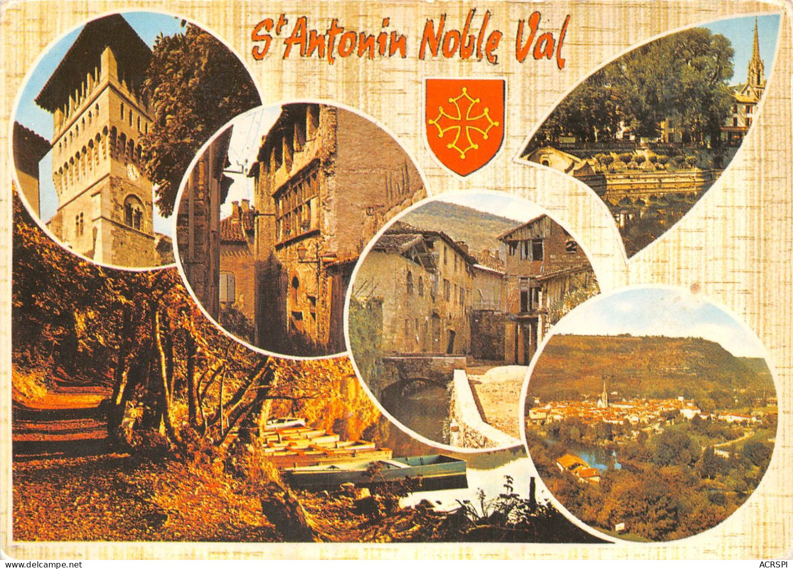 ST ANTONIN NOBLE VAL Divers Aspects De La Ville 8(scan Recto-verso) MA2080 - Saint Antonin Noble Val