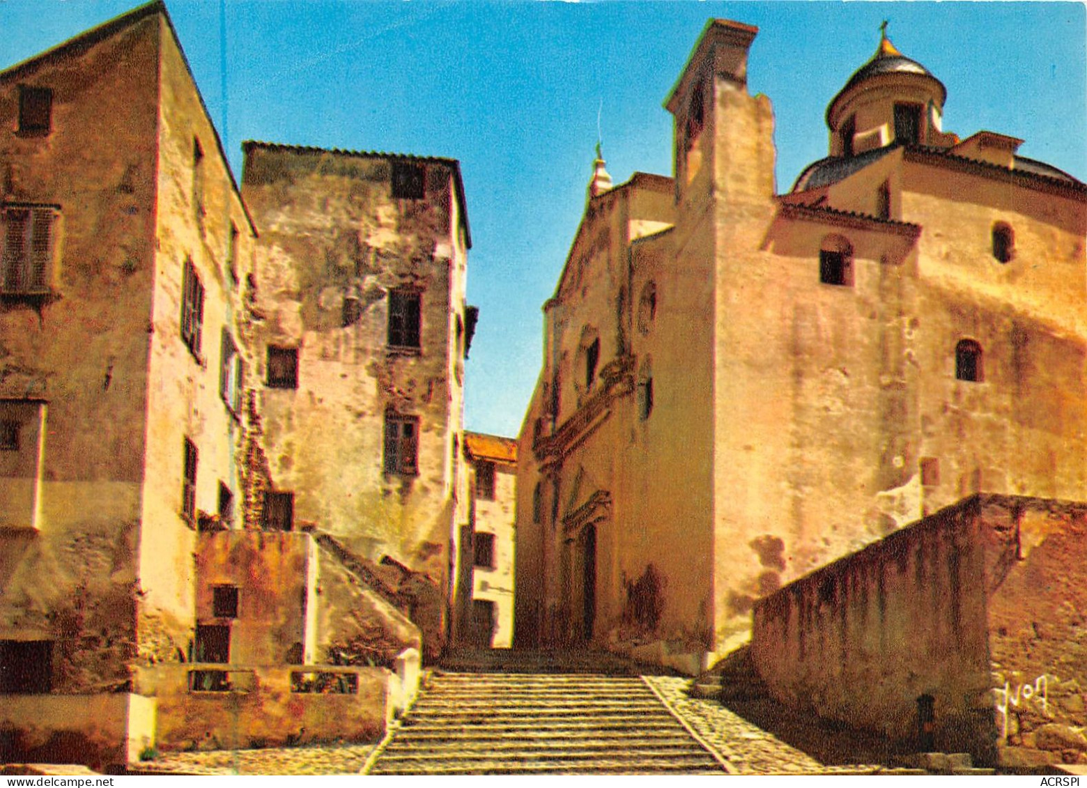 CALVI L Eglise Cathedrale Saint Jean Baptiste Situee Dans La Haute Ville 11(scan Recto-verso) MA2079 - Calvi