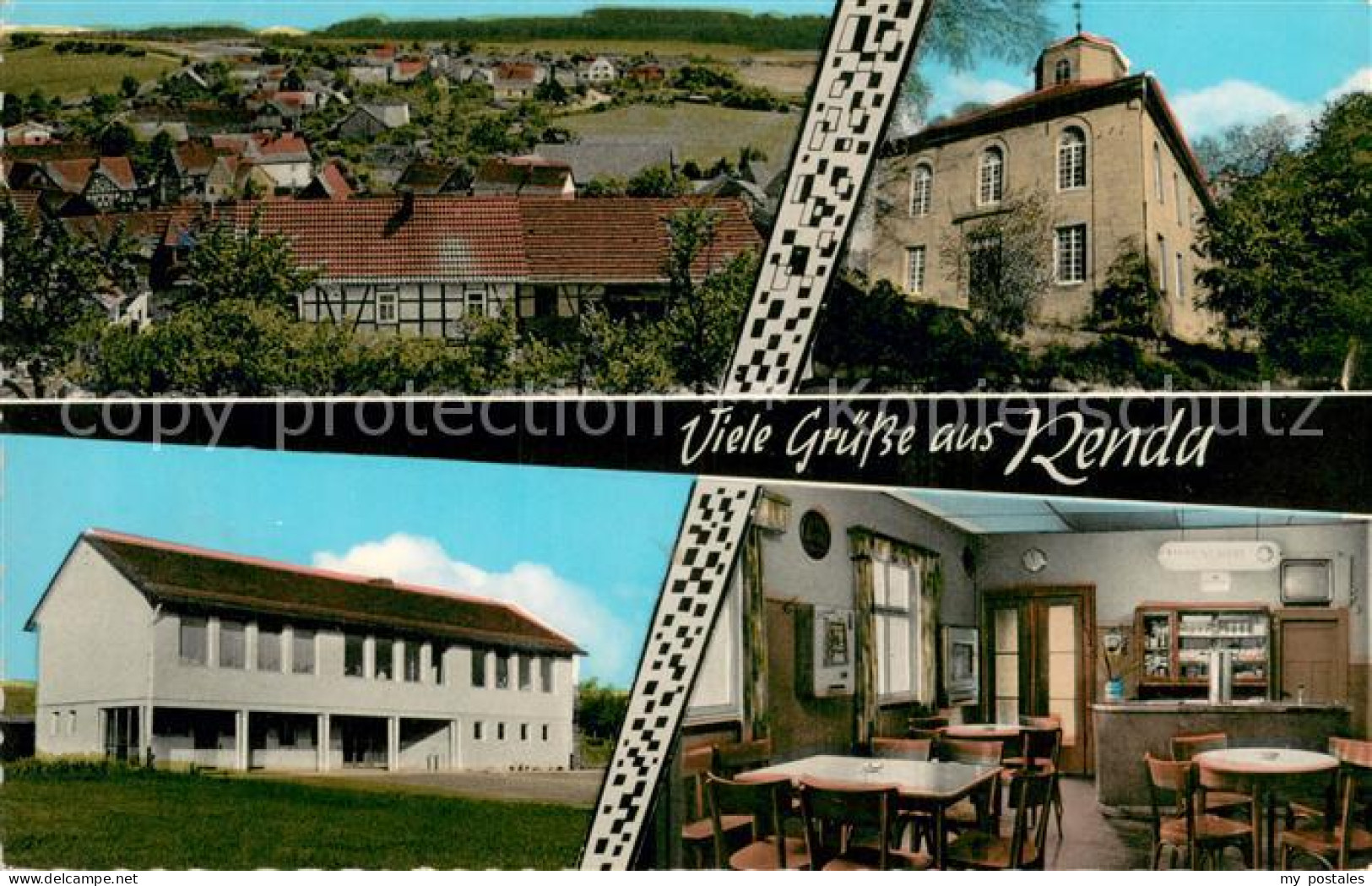 73747842 Renda Gastwirtschaft Hendrich Gaststube Schloss Panorama Renda - Other & Unclassified