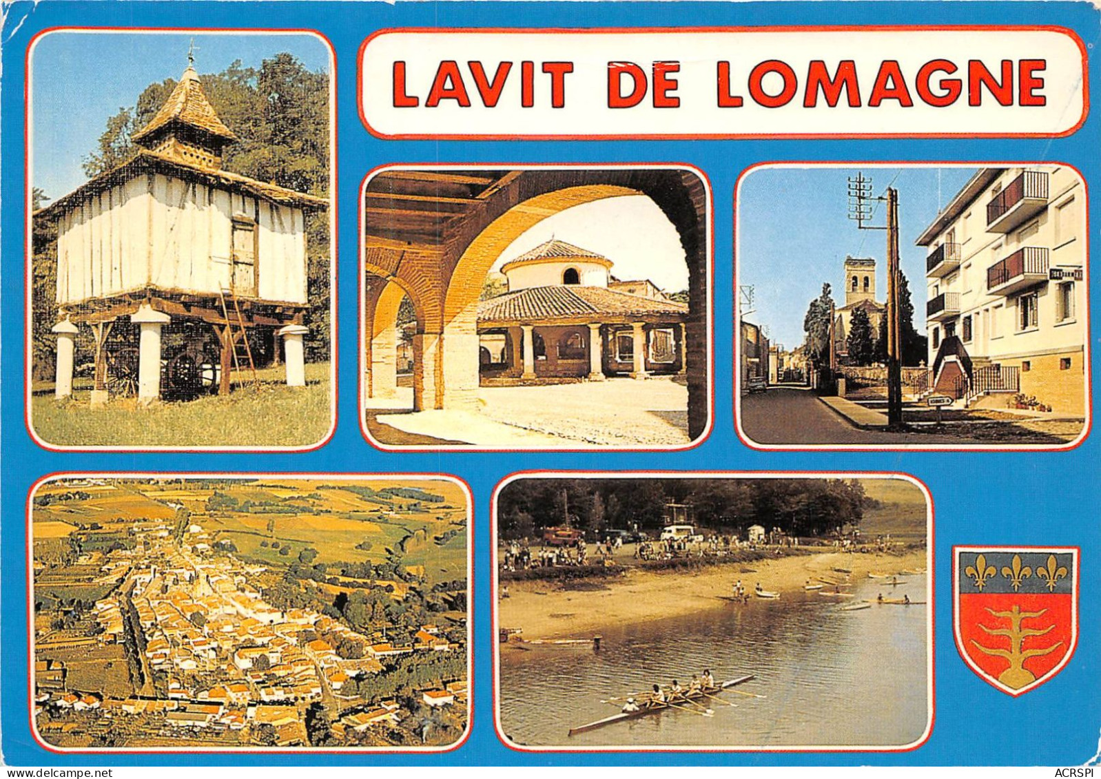 LAVIT DE LOMAGNE Un Vieux Pigeonnier A Molieres Auvillar 20(scan Recto-verso) MA2077 - Lavit