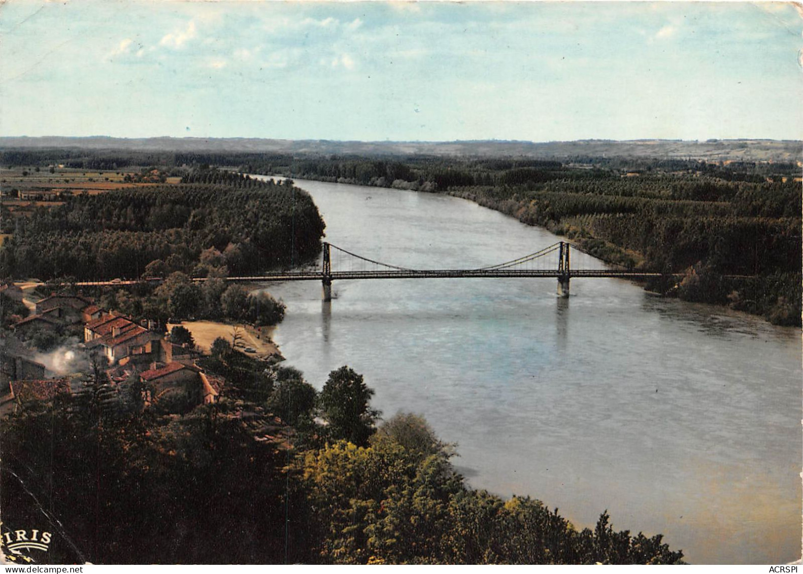 AUVILLAR Panorama De La Vallee De La Garonne 28(scan Recto-verso) MA2077 - Auvillar