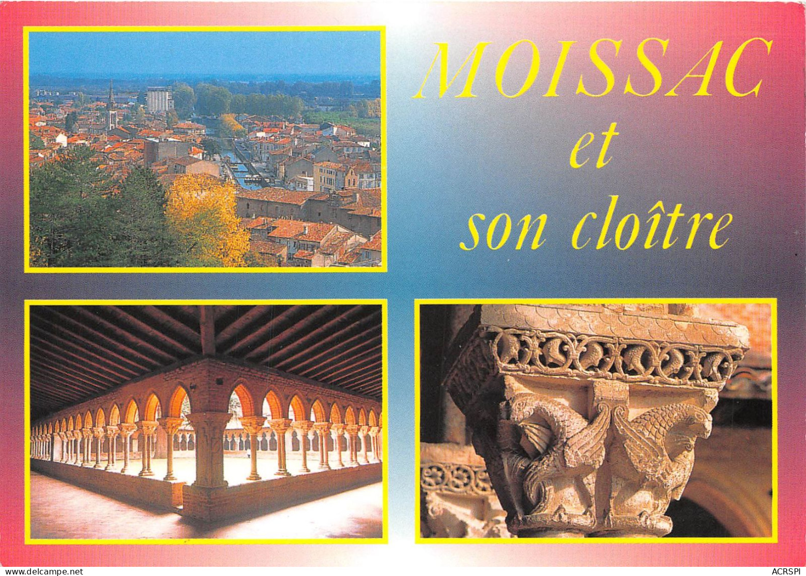 MOISSAC Le Cloitre 3(scan Recto-verso) MA2076 - Moissac