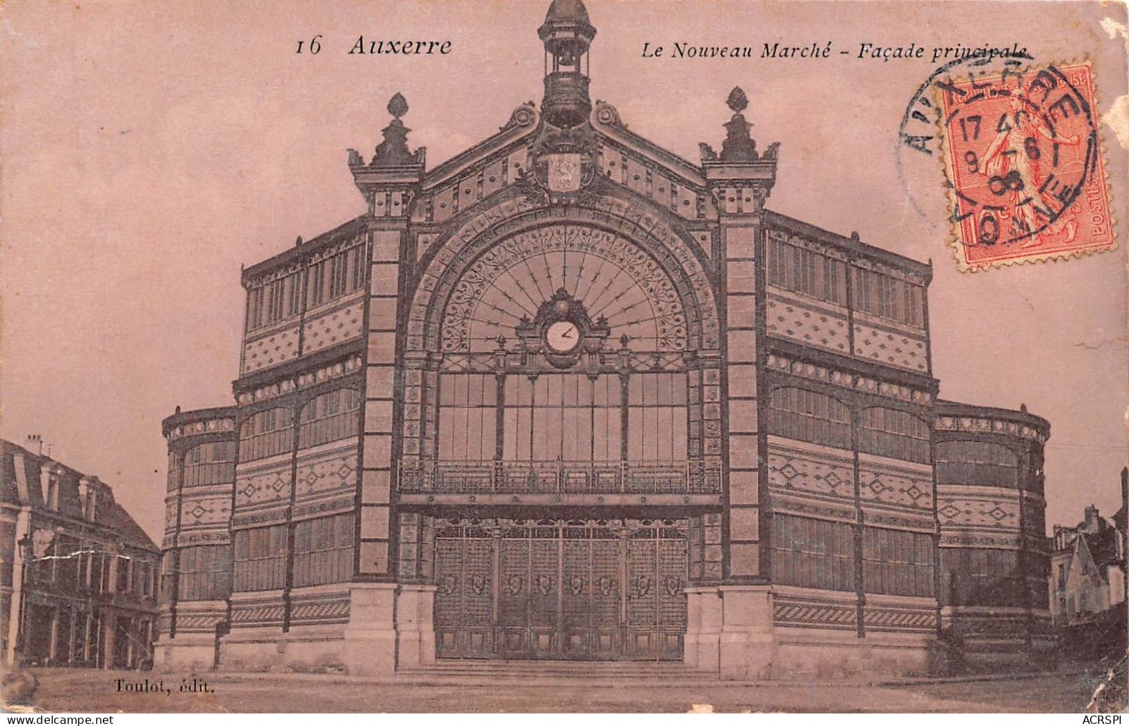 AUXERRE Le Nouveau Marche Facade Principale 8(scan Recto-verso) MA2075 - Auxerre