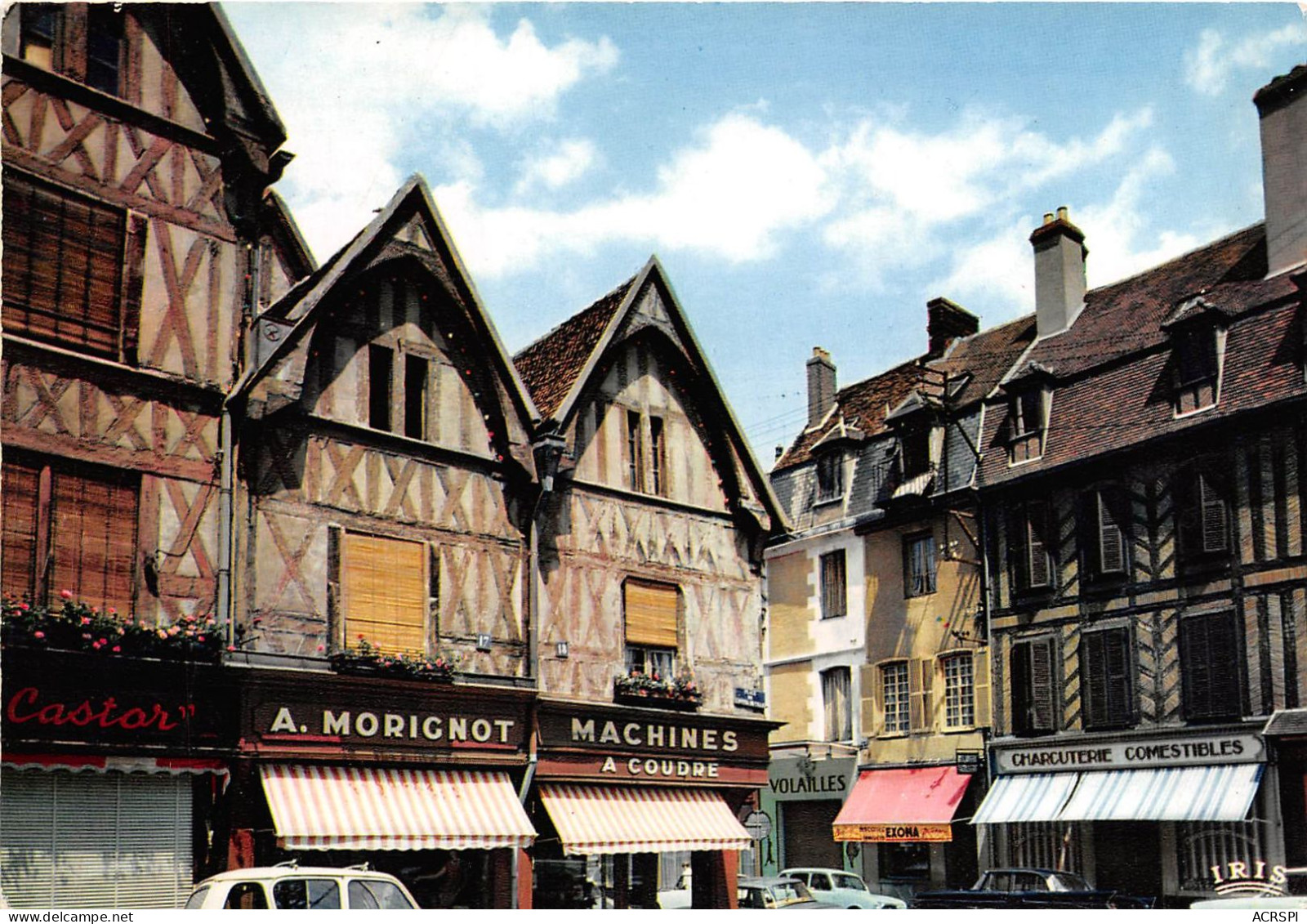 AUXERRE Vieilles Maisons 28(scan Recto-verso) MA2075 - Auxerre