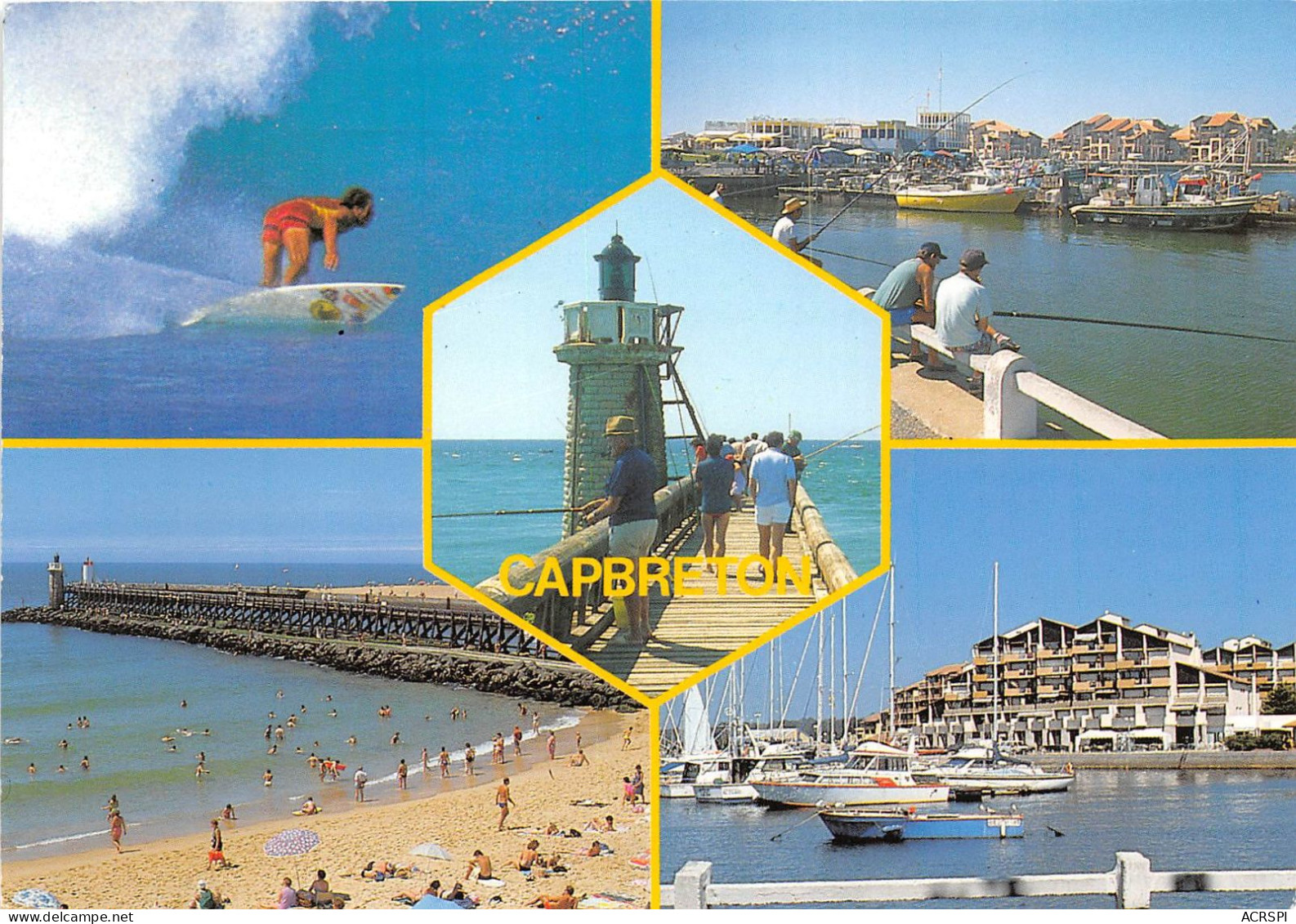 CAPBRETON Estacade Port De Plaisance Plage 14(scan Recto-verso) MA2098 - Capbreton