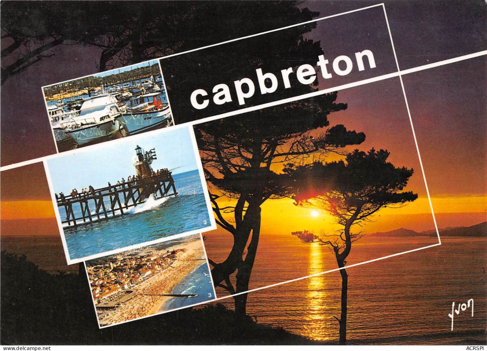 CAPBRETON Le Port L Estacade Vue Generale 22(scan Recto-verso) MA2098 - Capbreton