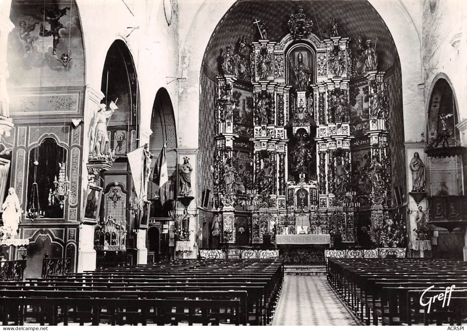 COLLIOURE Interieur De L Eglise Le Maitre Autel 14(scan Recto-verso) MA2097 - Collioure