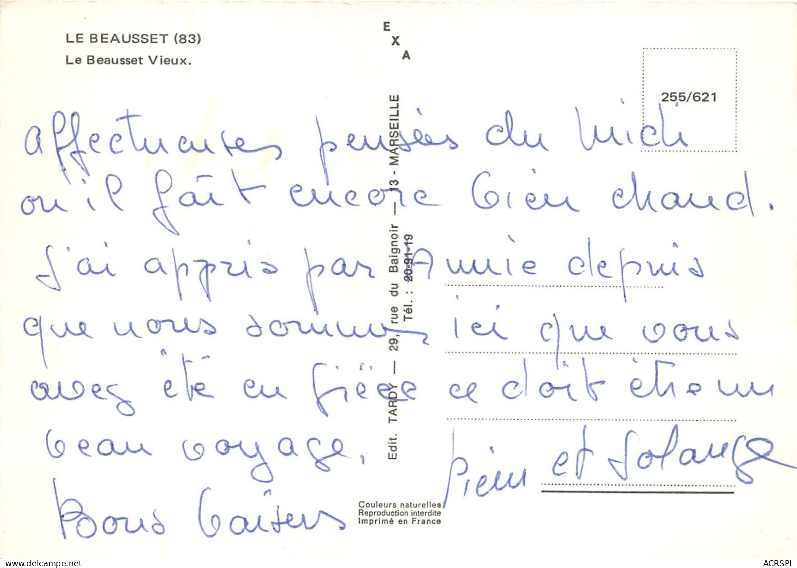 LE BEAUSSET Le Beausset Vieux 21(scan Recto-verso) MA2095 - Le Beausset