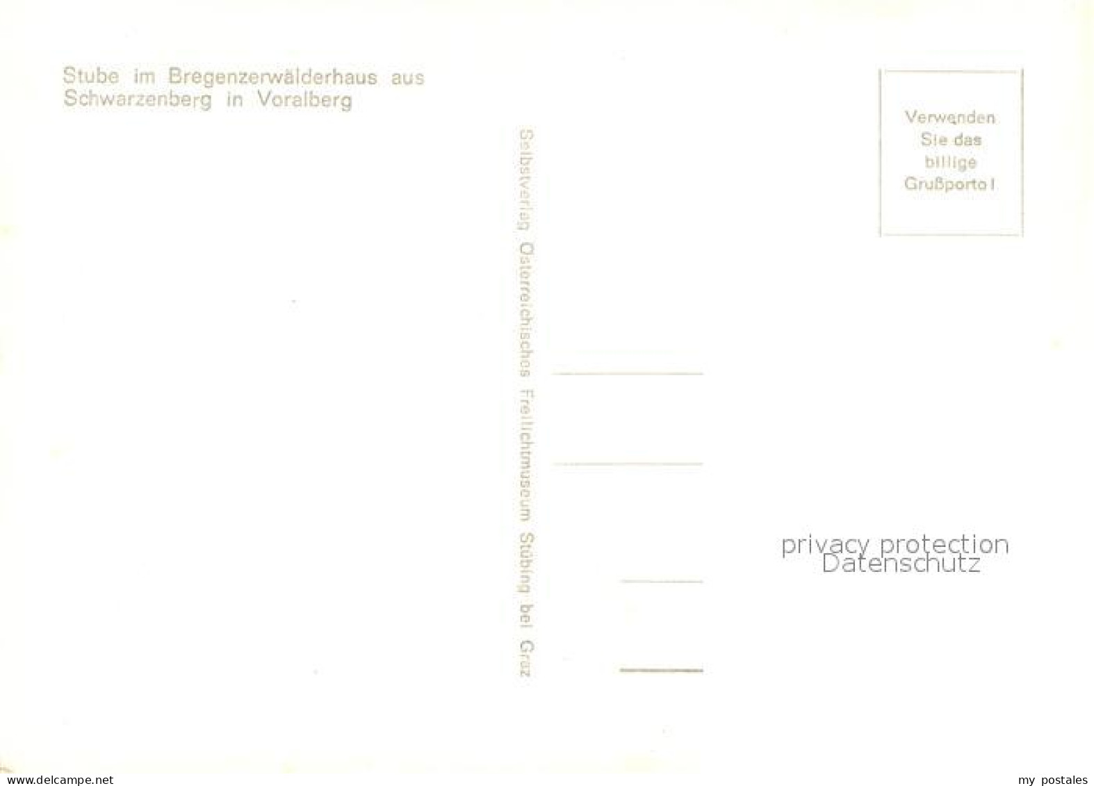 73747716 Schwarzenberg Vorarlberg Stube Im Bregenzerwaelderhaus Schwarzenberg Vo - Altri & Non Classificati