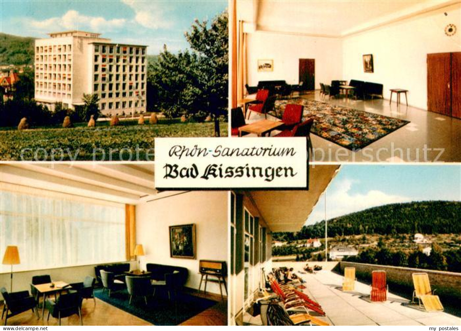 73747711 Bad Kissingen Rhoen Sanatorium Halle Terrasse Bad Kissingen - Bad Kissingen