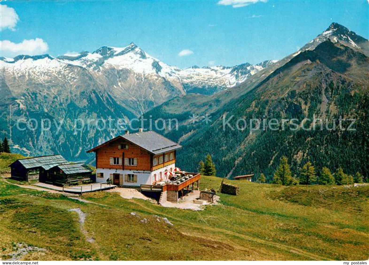 73747709 Mallnitz Kaernten Haeusler Alm Panorama Mallnitz Kaernten - Sonstige & Ohne Zuordnung