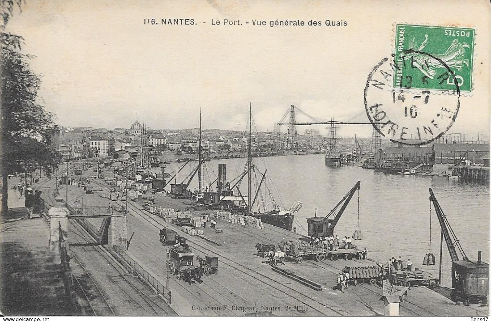 44 Nantes Le Port -Vue Générale Des Quais - Nantes