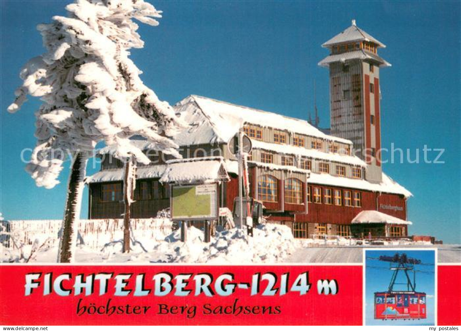 73747661 Fichtelberg Oberwiesenthal Fichtelberghaus Seilbahn Fichtelberg - Oberwiesenthal