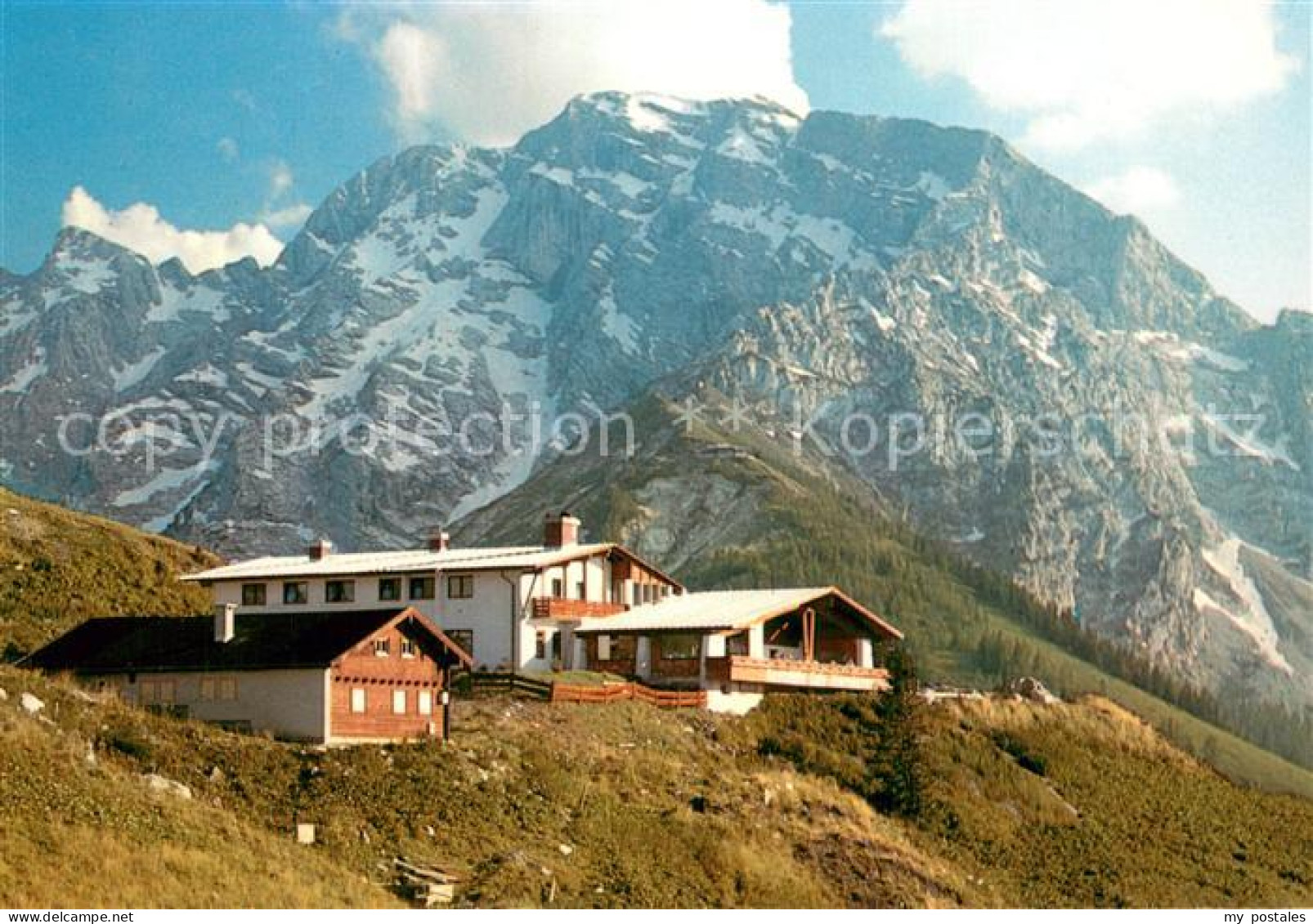 73747643 Berchtesgaden Berggaststaette Oberahornkaser Mit Hohem Goell Berchtesga - Berchtesgaden