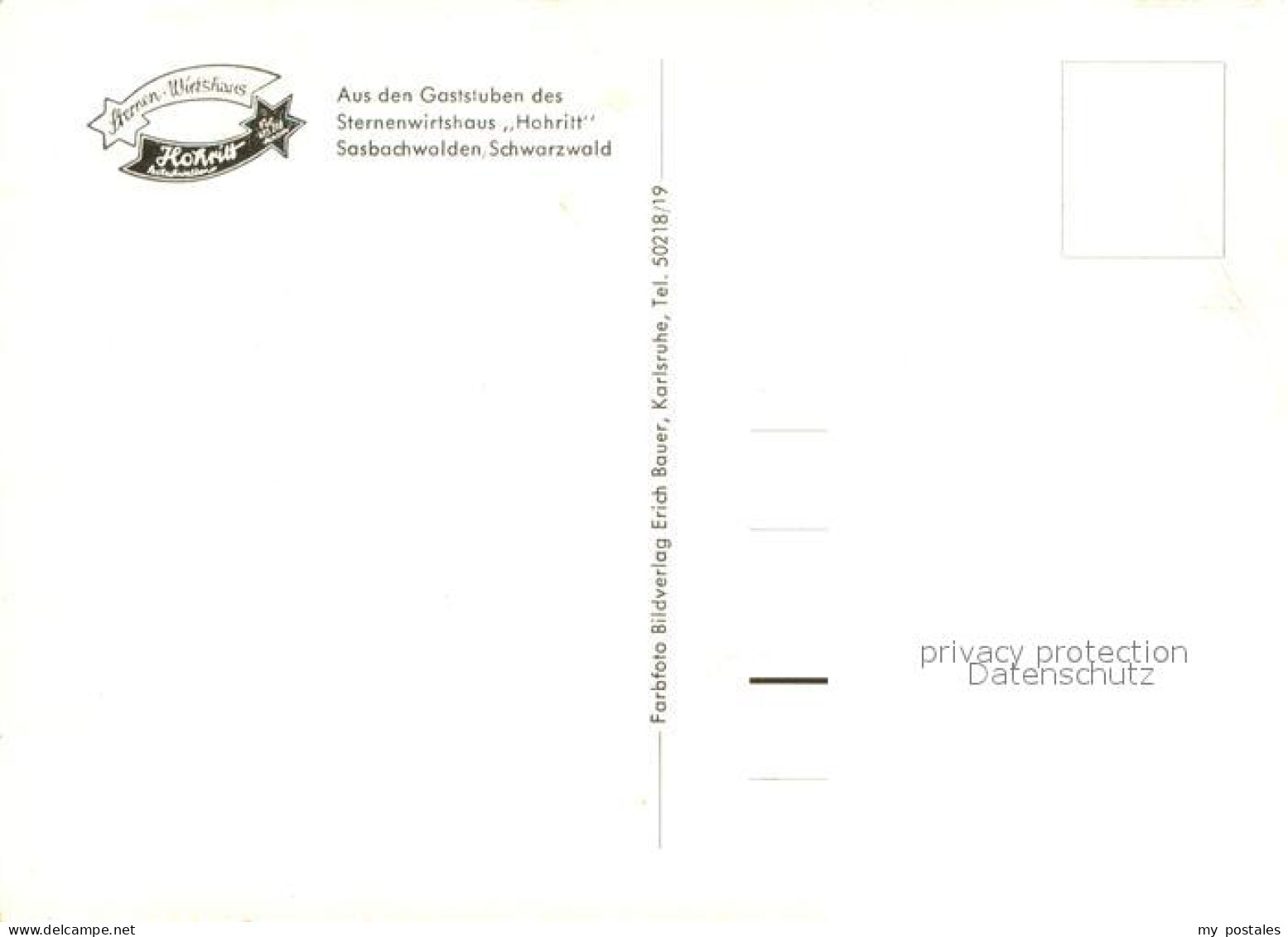 73747638 Sasbachwalden Gaststuben Des Sternenwirtshaus Hohritt Sasbachwalden - Other & Unclassified