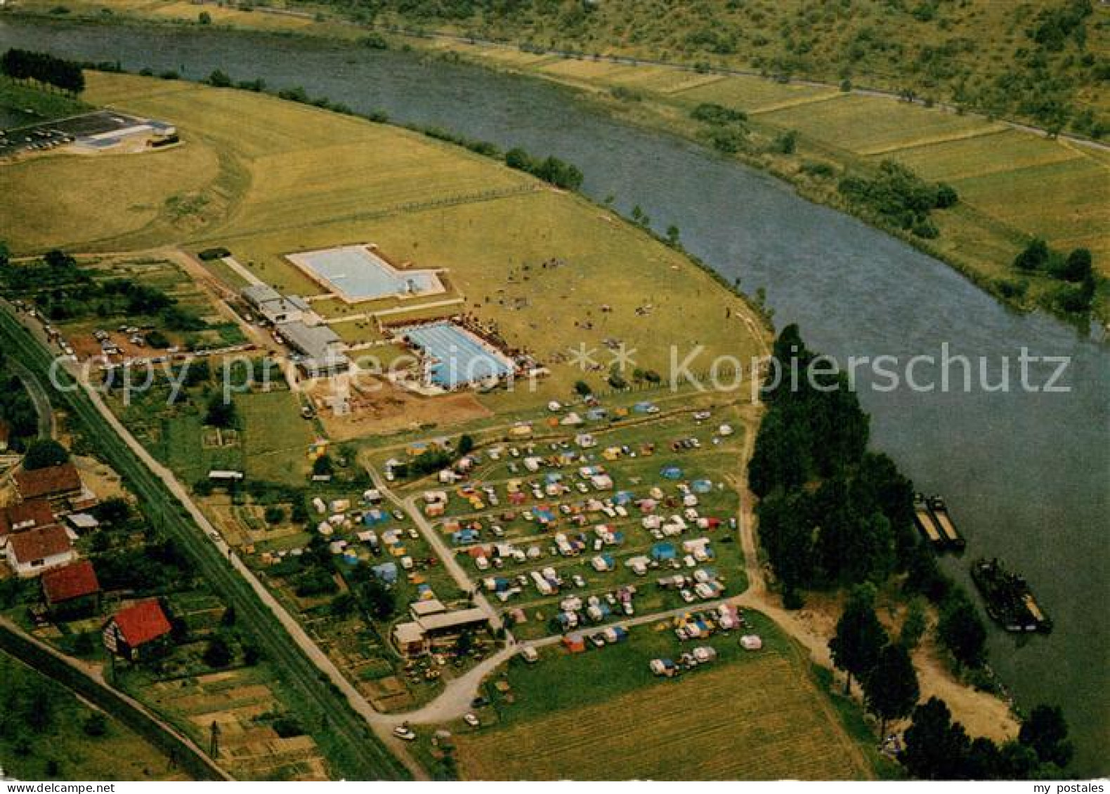 73747615 Wertheim Main Ferien Campingplatz Wertheim Fliegeraufnahme Wertheim Mai - Wertheim