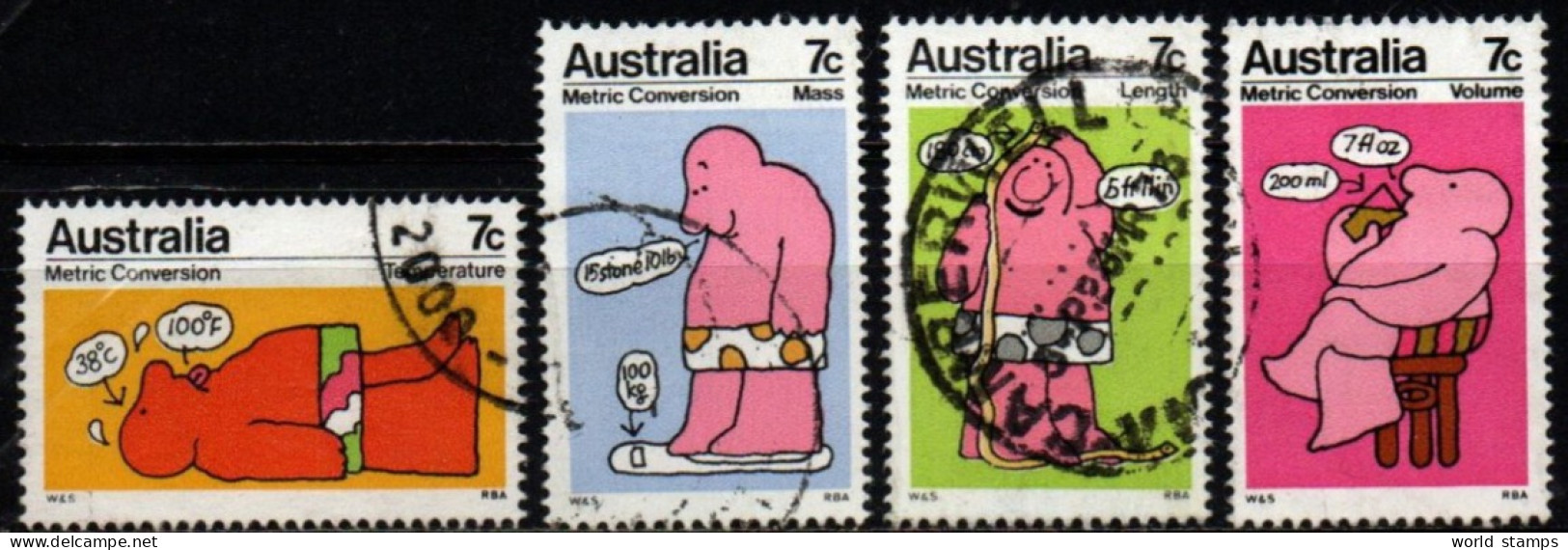 AUSTRALIE 1973 O - Usados