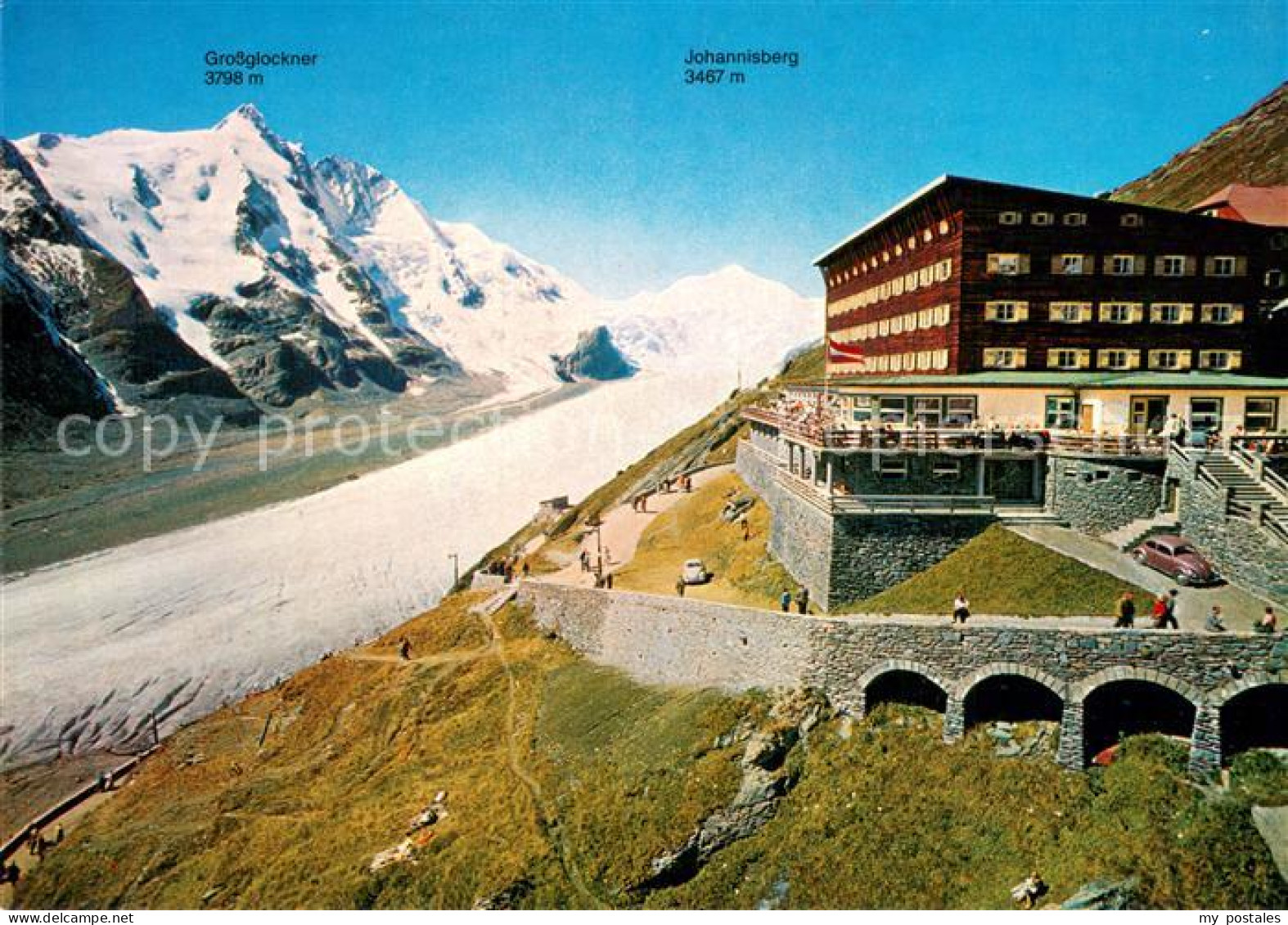 73747582 Grossglockner Hotel Franz Josephs Haus Mit Johannisberg Und Pasterzengl - Altri & Non Classificati