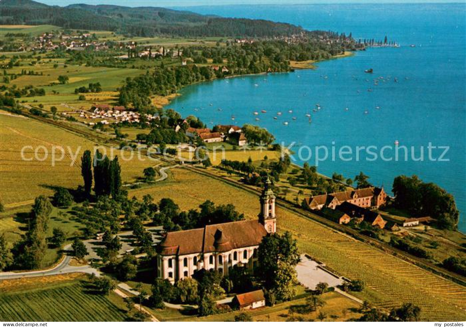 73747563 Birnau Bodensee Basilika Birnau Fliegeraufnahme  - Sonstige & Ohne Zuordnung