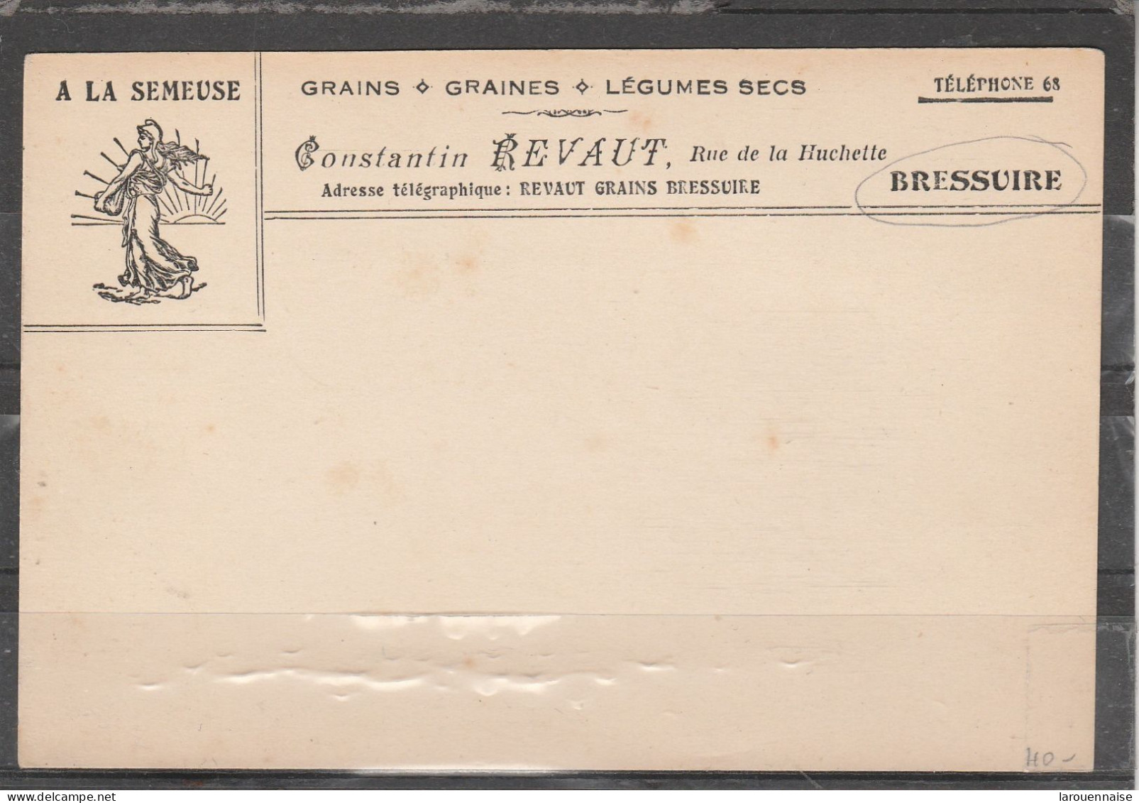 79 - BRESSUIRE - Constantin Revaut Rue De La Huchette - Bressuire