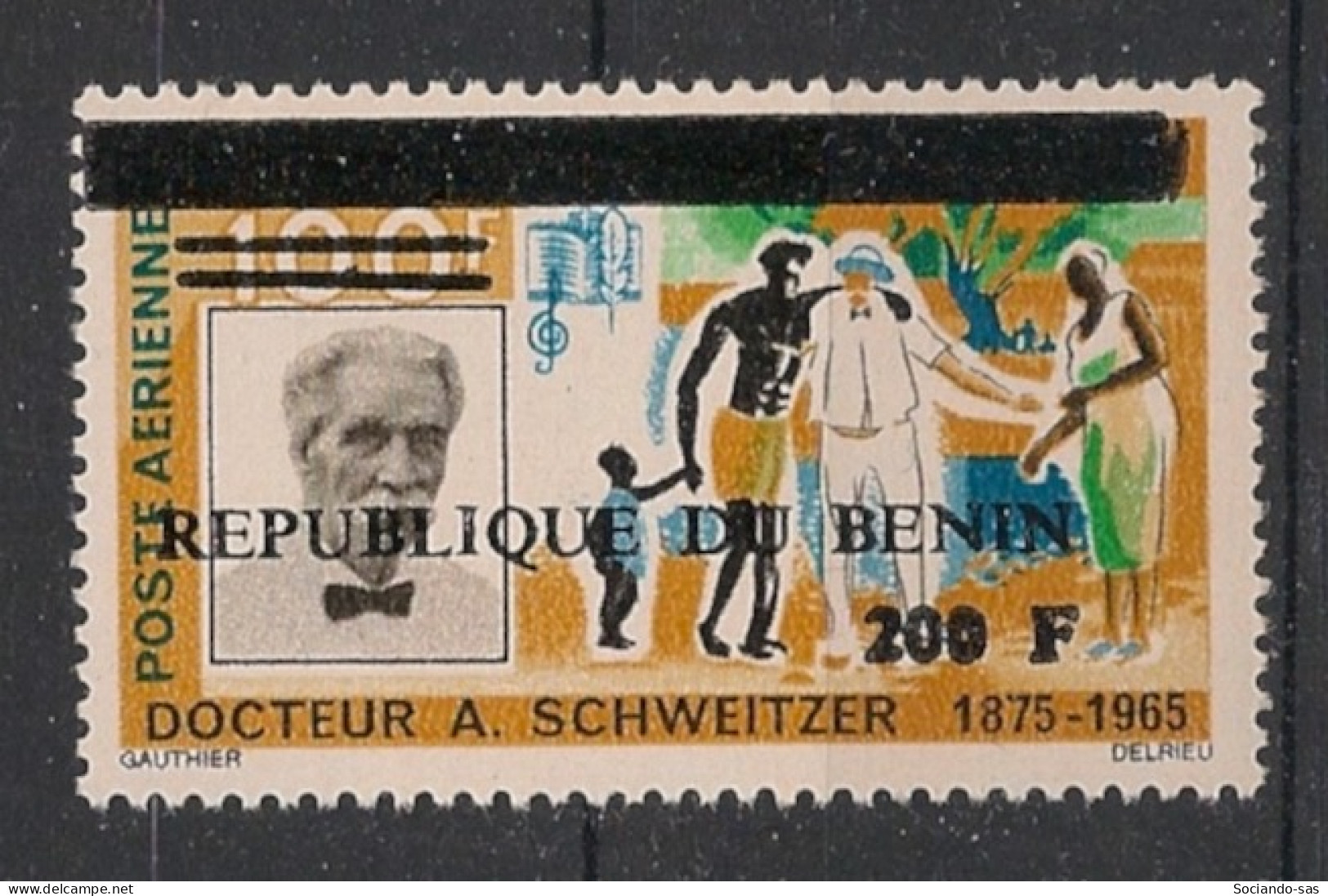 BENIN - 1994 - N°Mi. 605 - Dr Schweitzer 200F / 100F - Neuf** / MNH / Postfrisch - Médecine