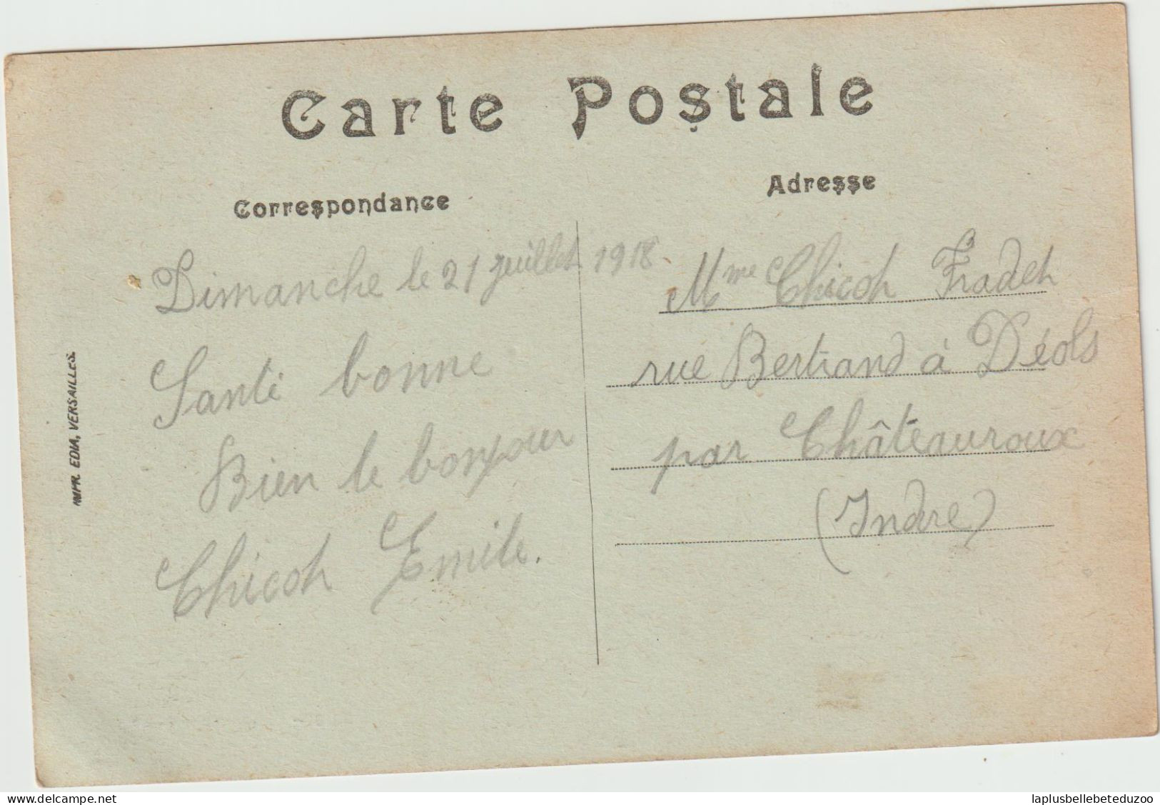 CPA - 59 - PETITE SYNTHE - Route De DUNKERQUE - Animation - Magasin SAPPEN HENOC - 1918 - Other & Unclassified