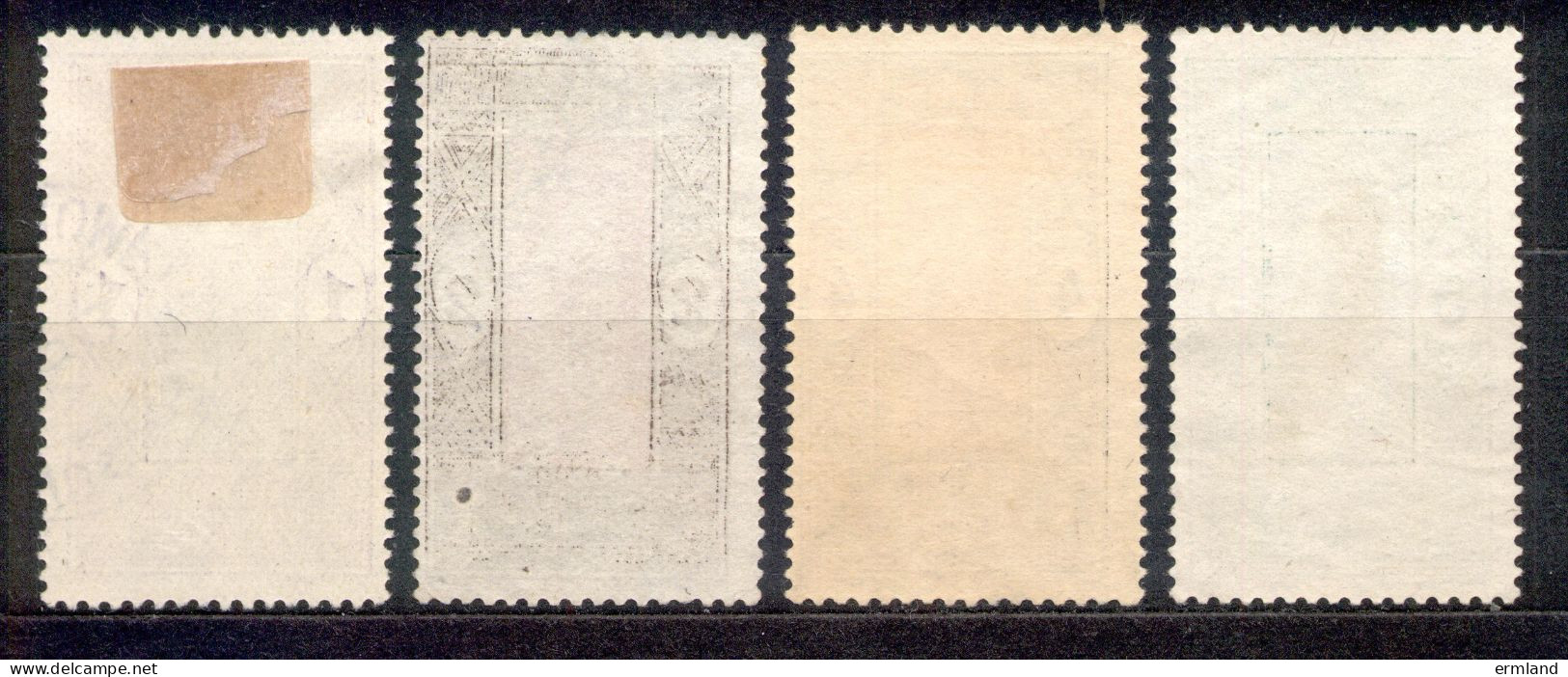 Dahomey 1913, Michel-Nr. 42 - 45 O - Gebraucht