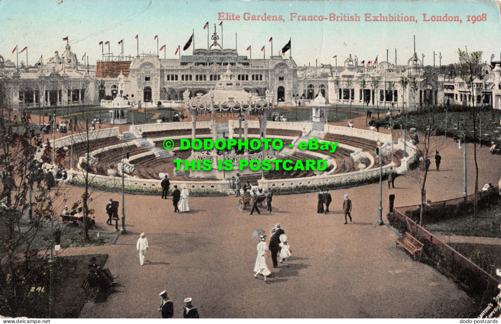 R541306 Elite Gardens. Franco British Exhibition. London. 1908. Valentine - Altri & Non Classificati