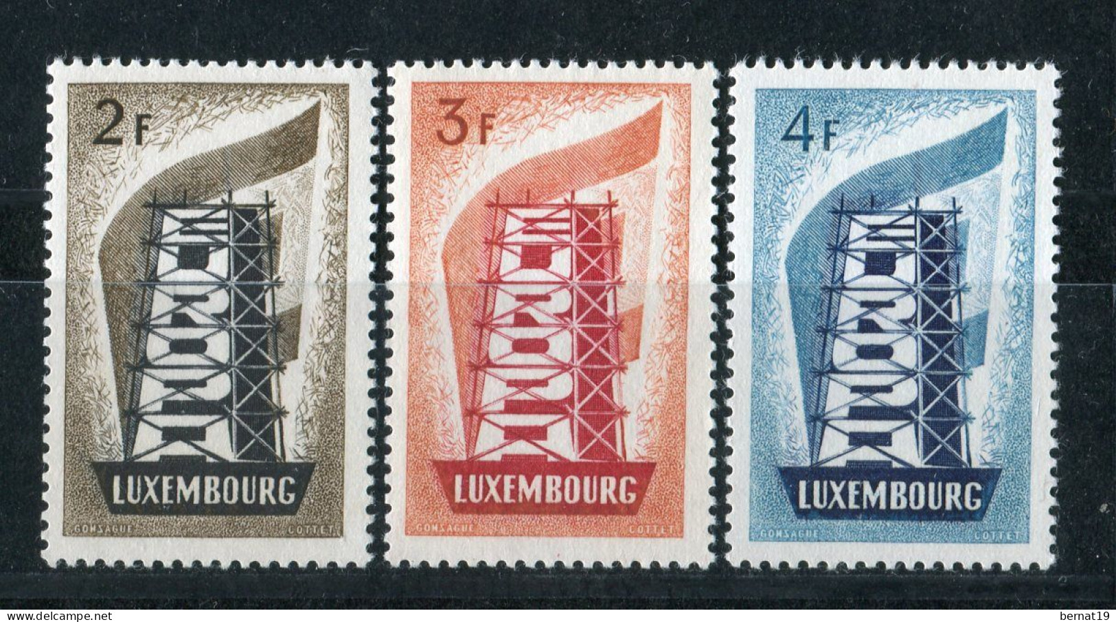 Luxemburgo 1956. Yvert 514-16 ** MNH. - 1956