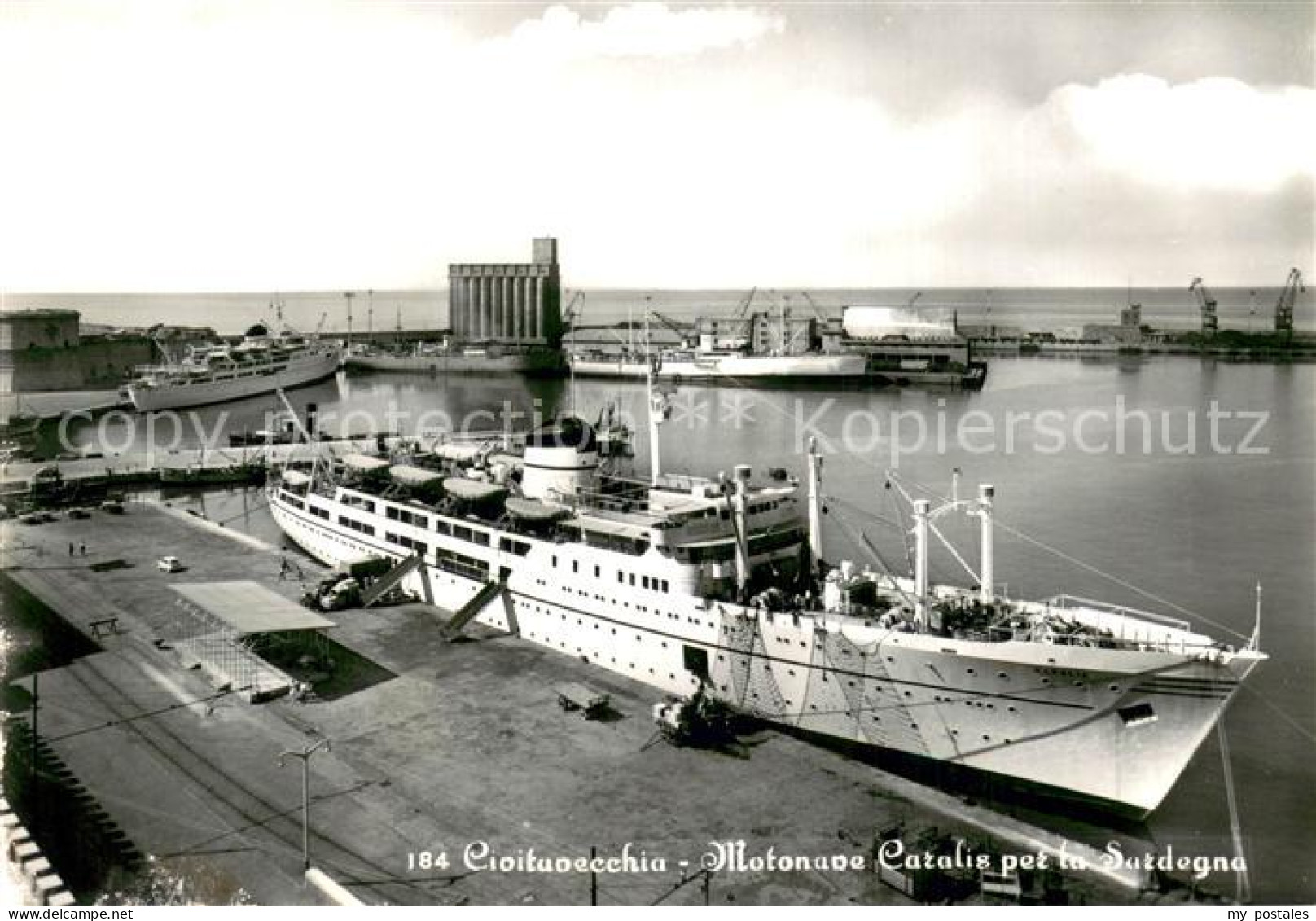 73747016 Civitavecchia IT Montonave Caralis Per La Sardegna  - Autres & Non Classés