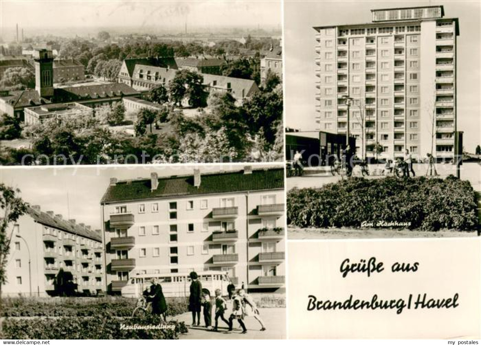 73746928 Brandenburg Havel Hochhaus Neubausiedlung Brandenburg Havel - Brandenburg