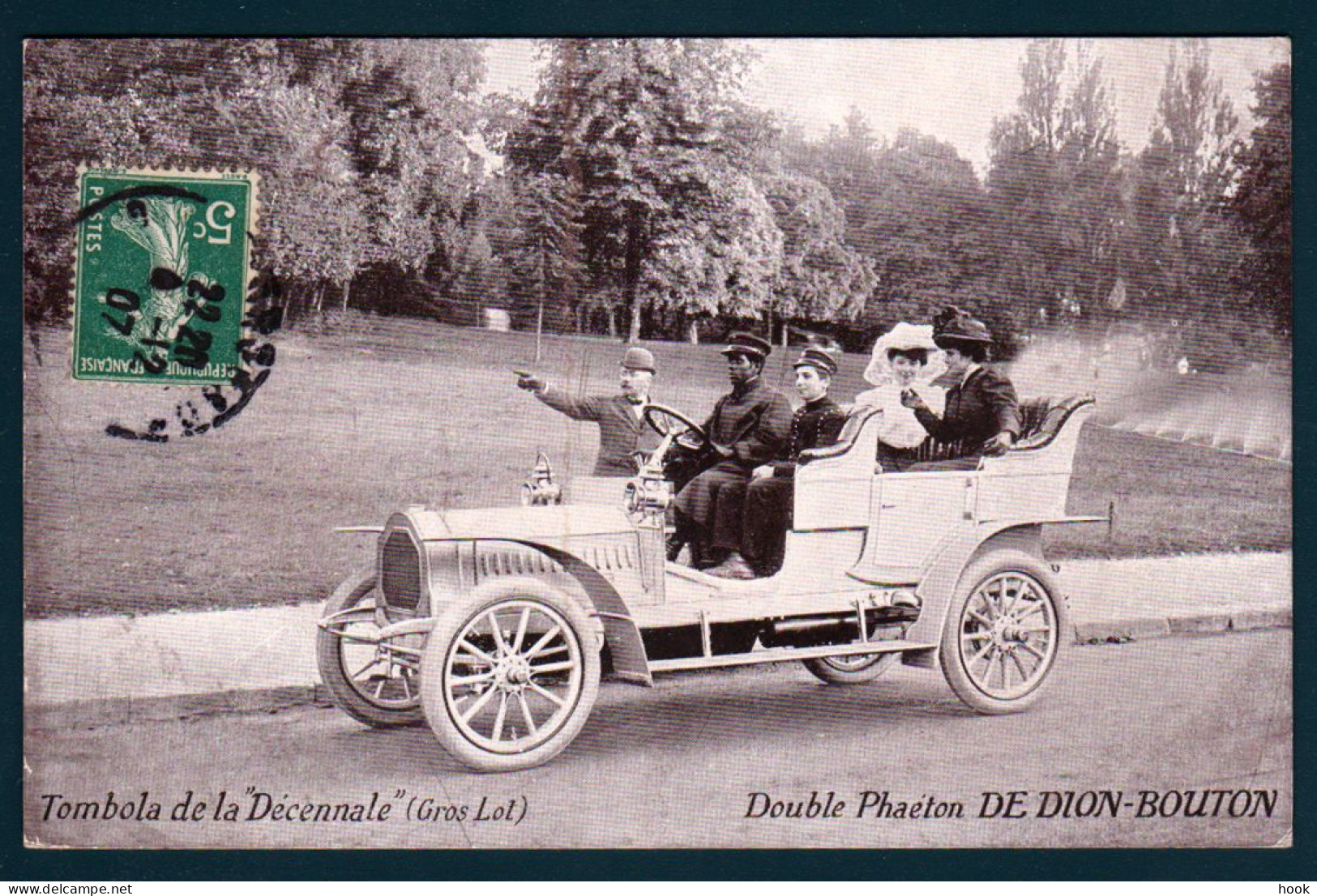 CP Double Phaéton DE DION-BOUTON (1907). - Passenger Cars