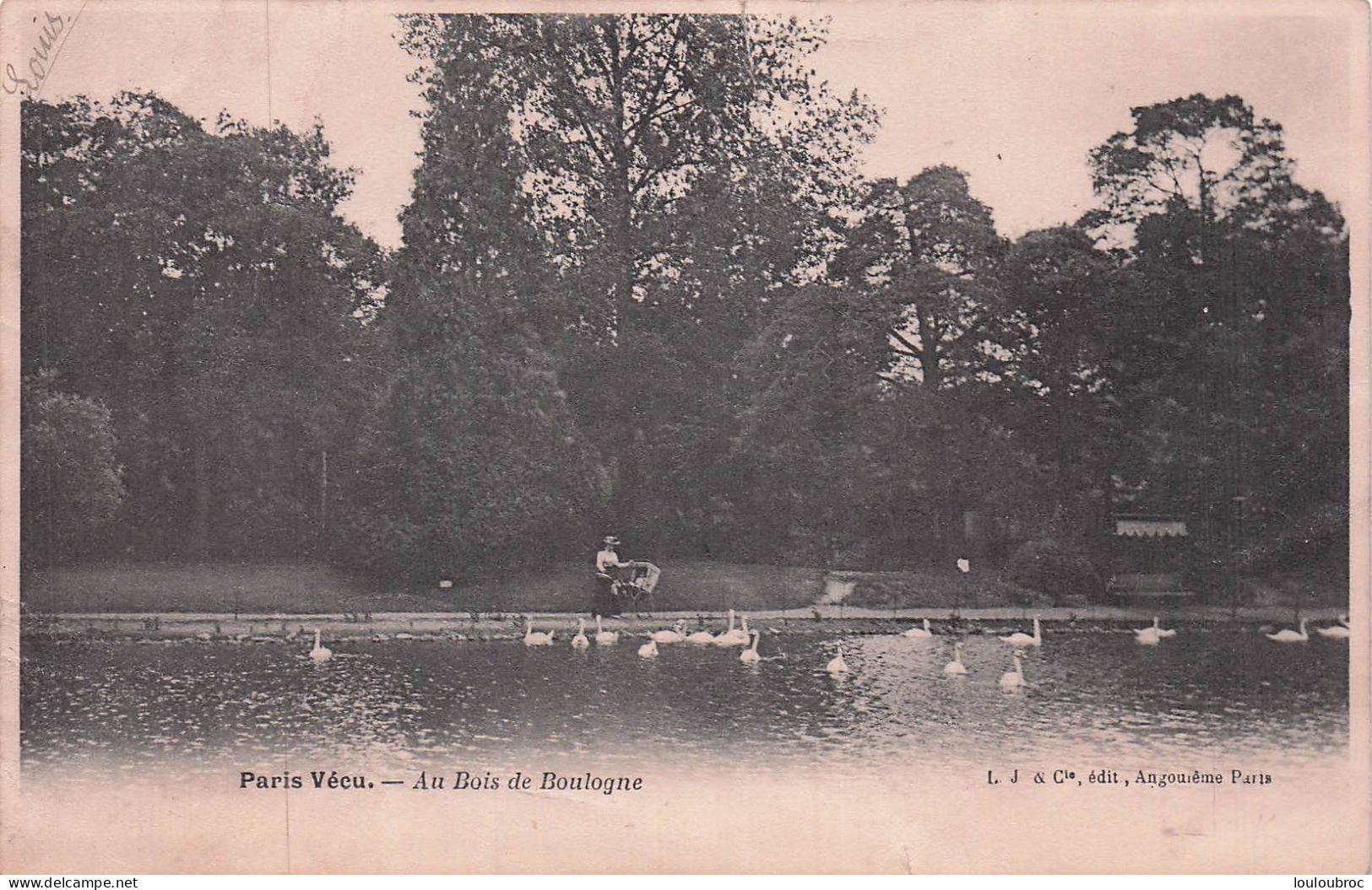 PARIS VECU AU BOIS DE BOULOGNE  D1 - Andere & Zonder Classificatie