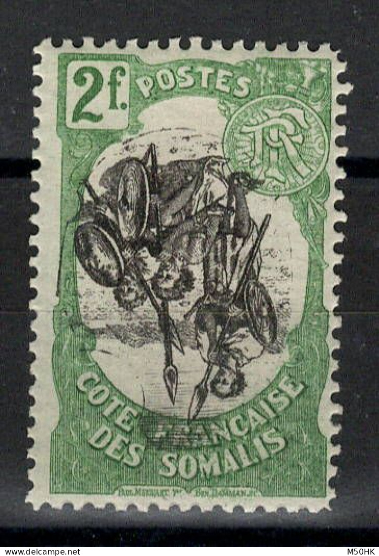 Cote Des Somalis - Variété Centre Renversé - YV 65b N* MH , Cote 90 Euros - Unused Stamps