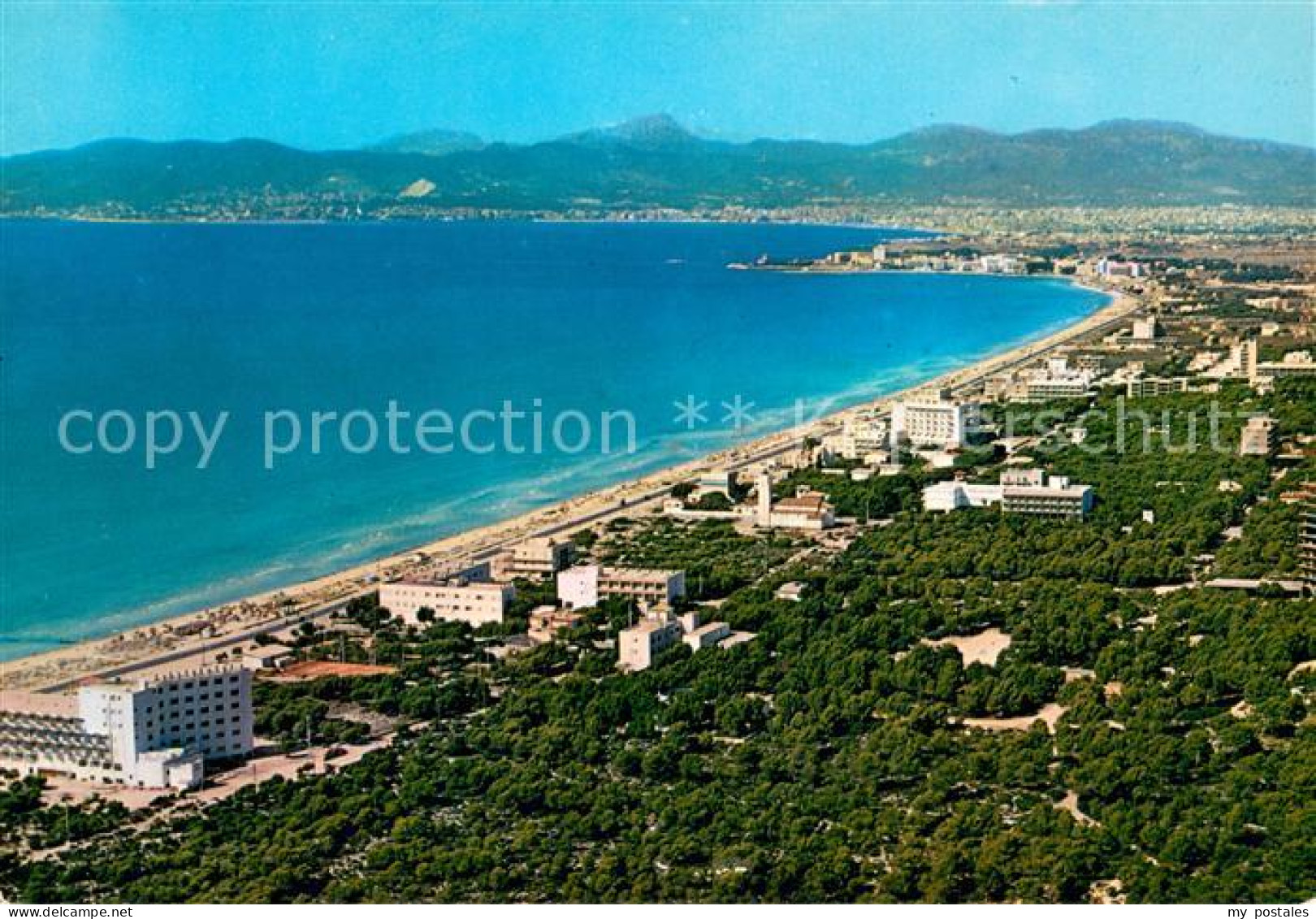 73746645 Palma De Mallorca Vista Aérea De La Playas De Palma Palma De Mallorca - Autres & Non Classés